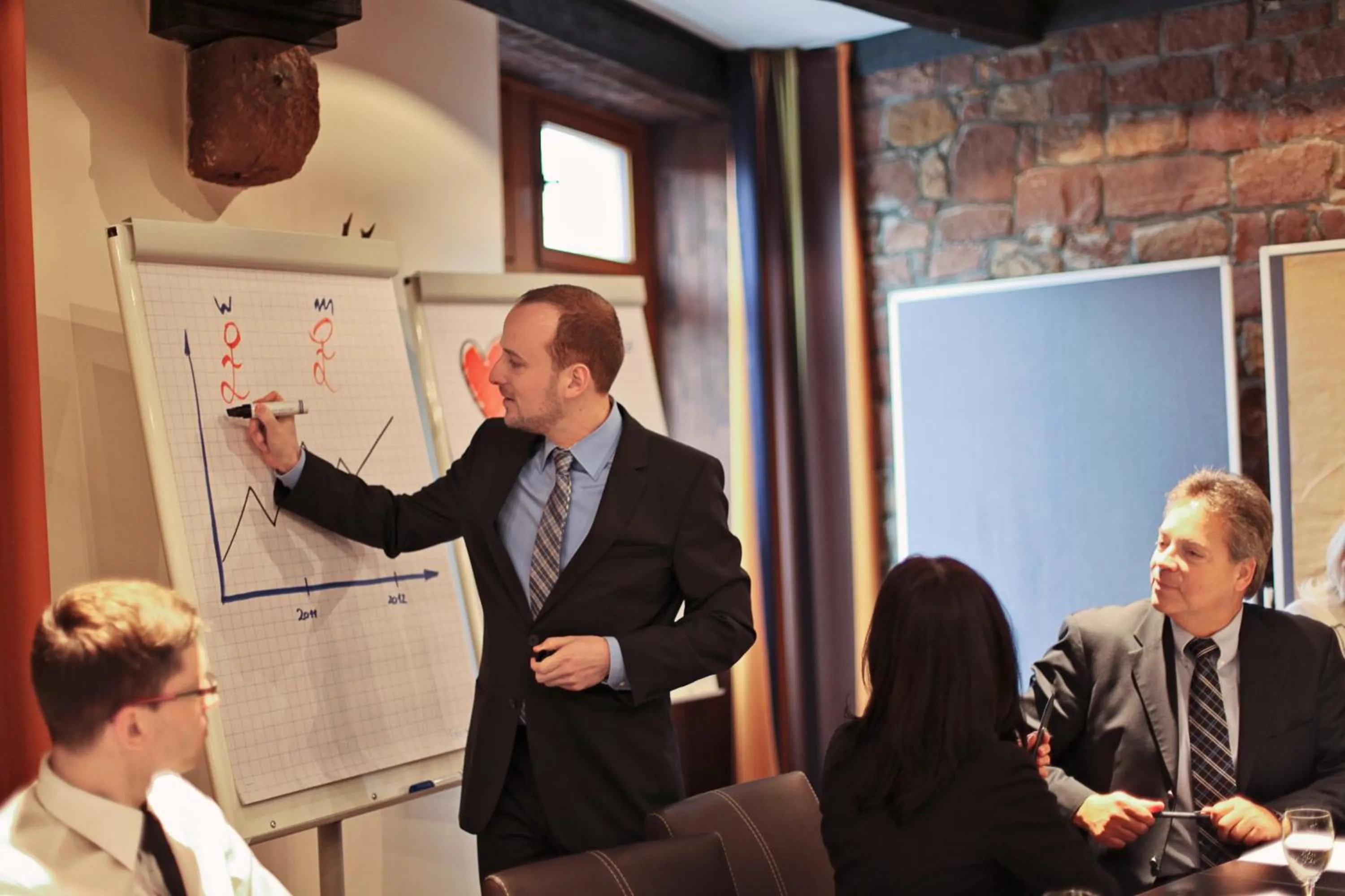 People in Hotel Palatina "Hotel-Restaurant"