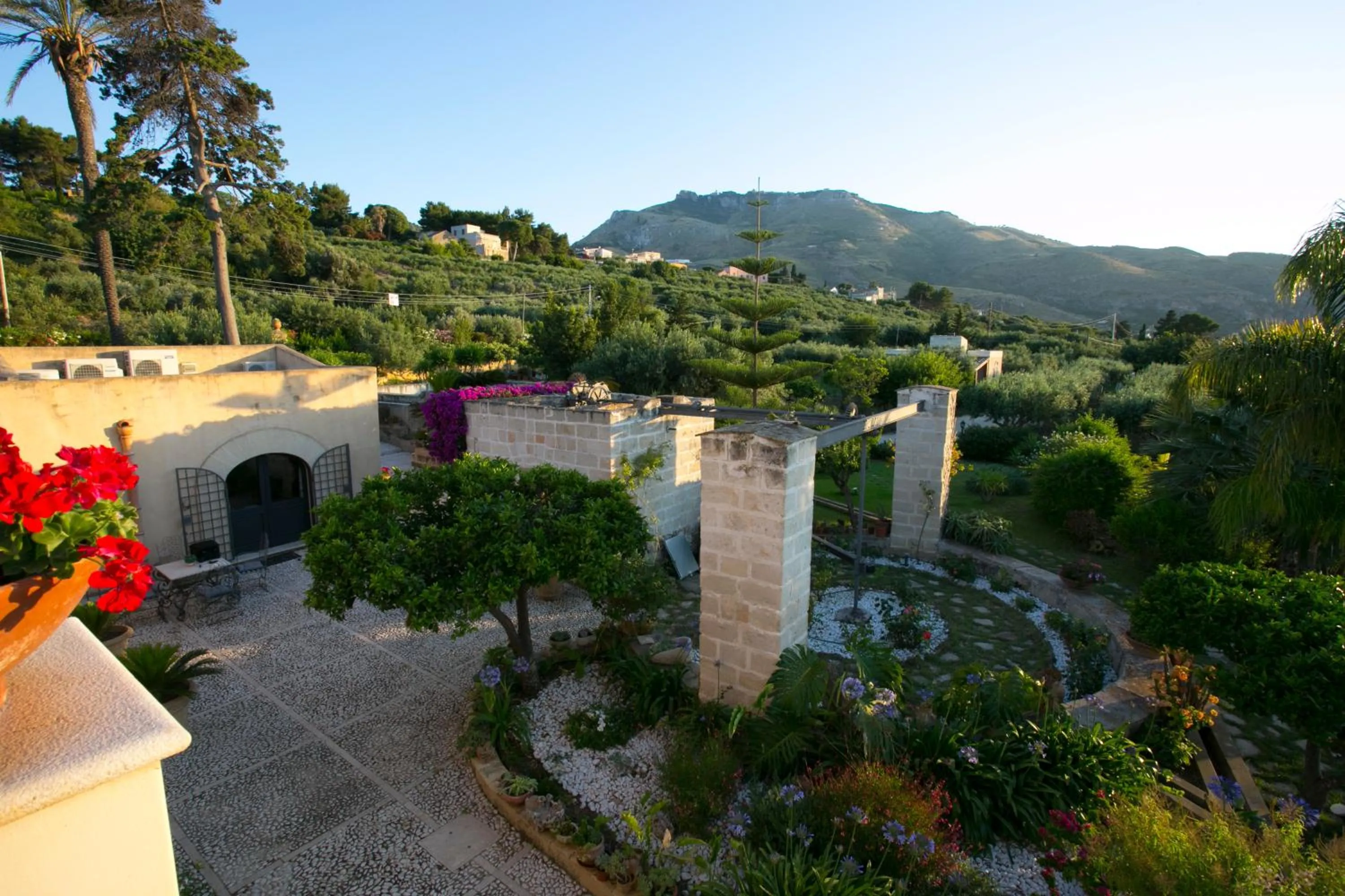 Bird's eye view in Baglio Sant'Andrea