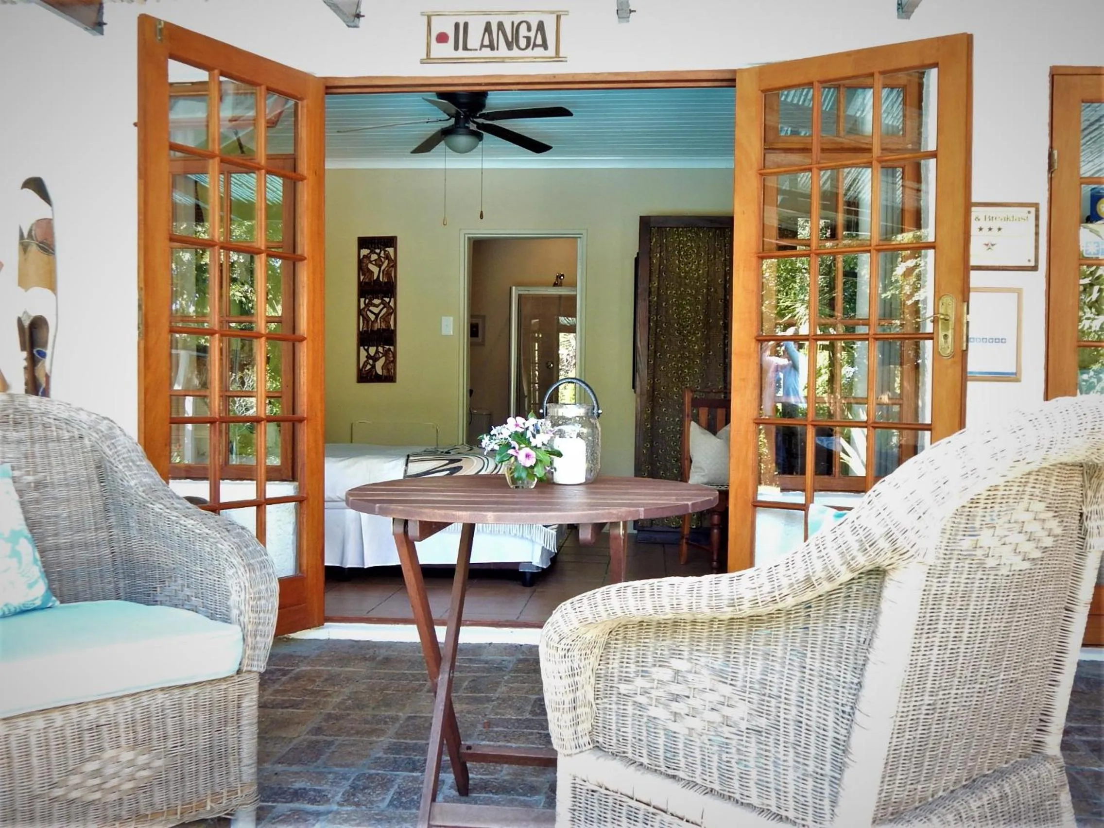 Seating area in Khashamongo B & B