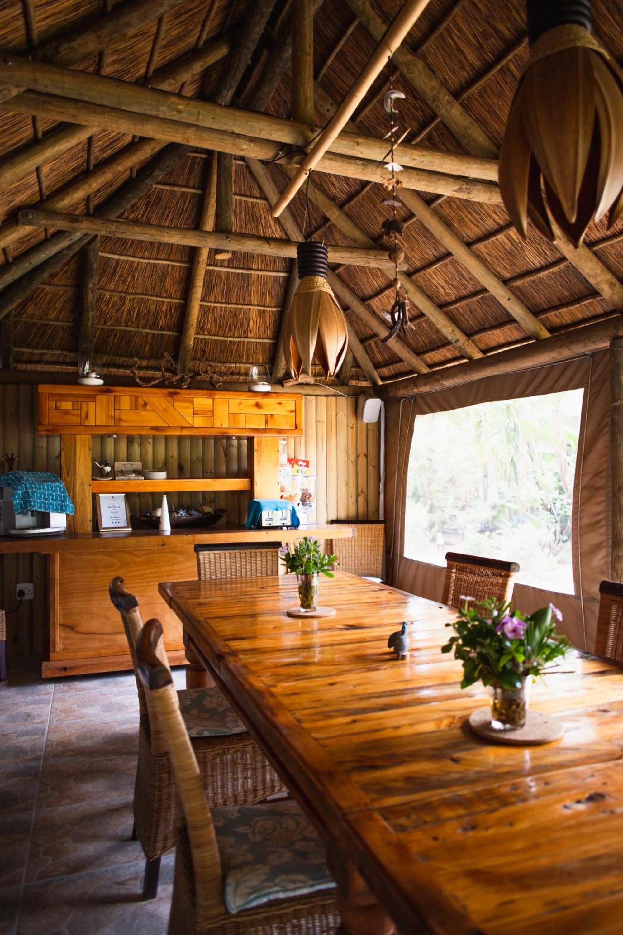 Dining area in Khashamongo B & B