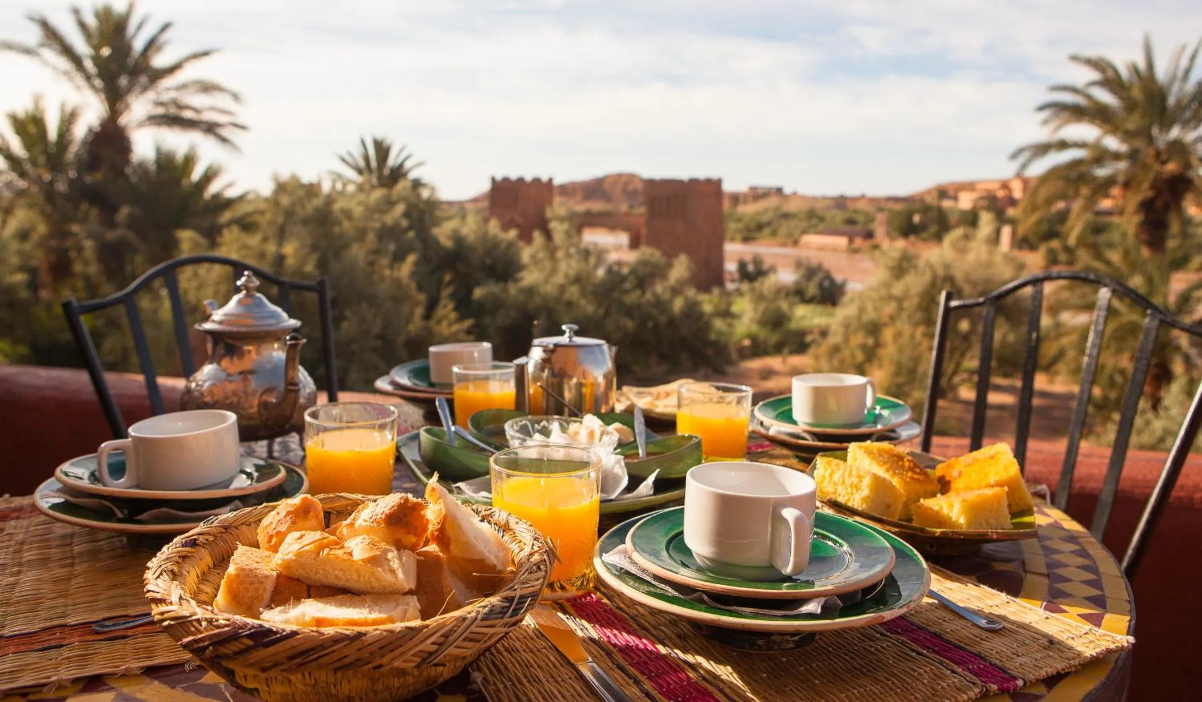 Patio in Kasbah Tebi