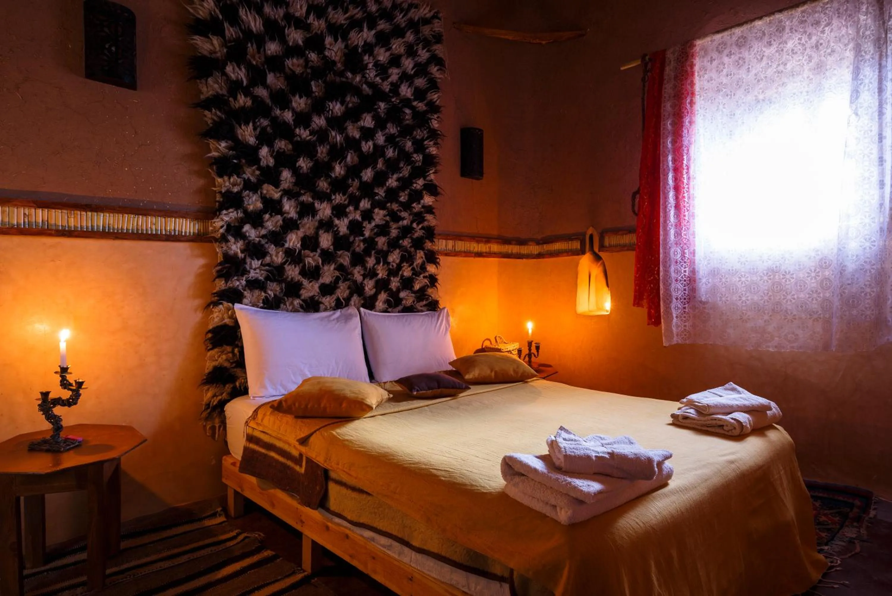 Bed in Kasbah Tebi