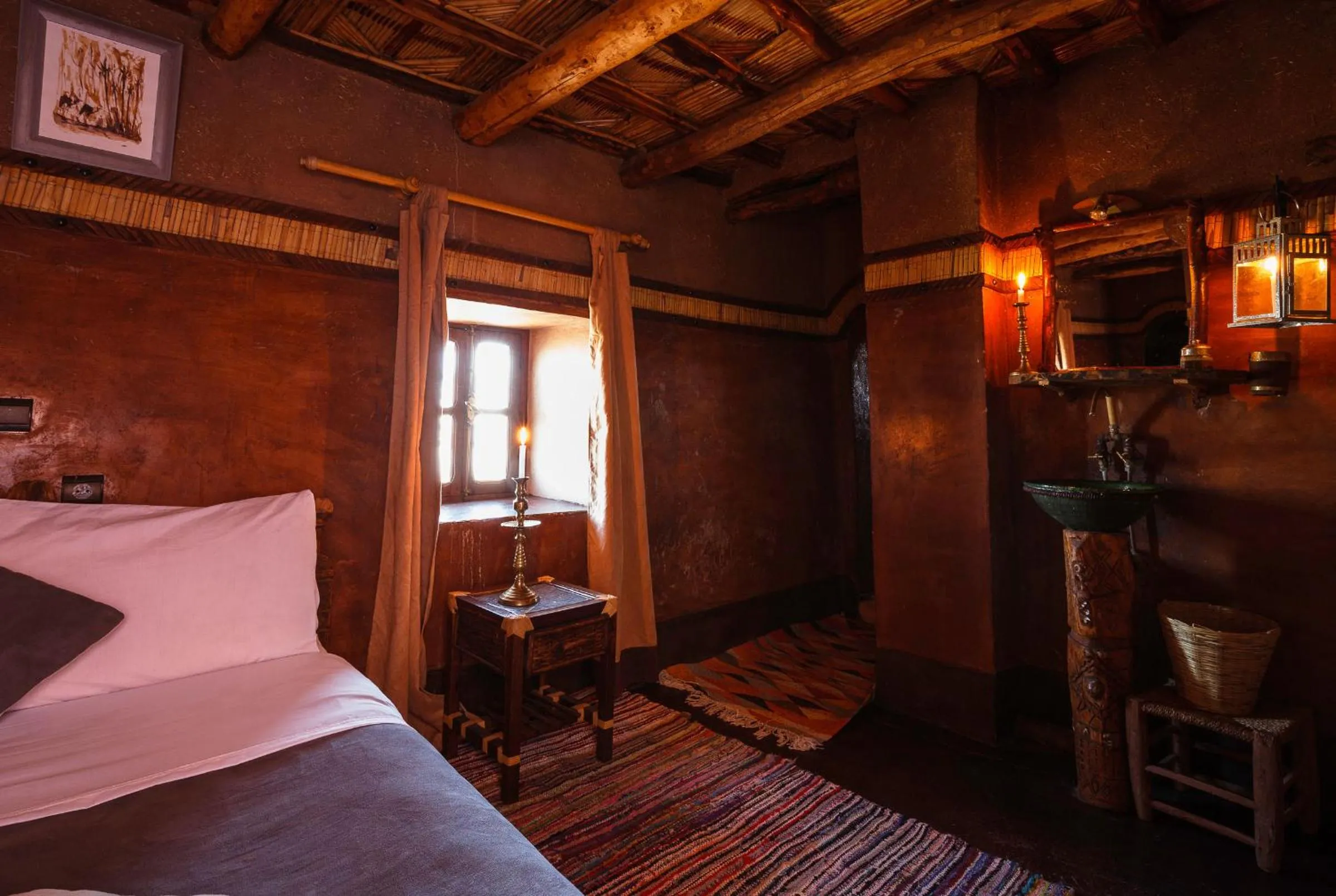 Bedroom, Bed in Kasbah Tebi