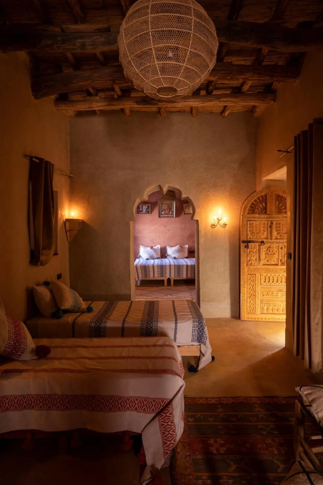 Bed in Kasbah Tebi