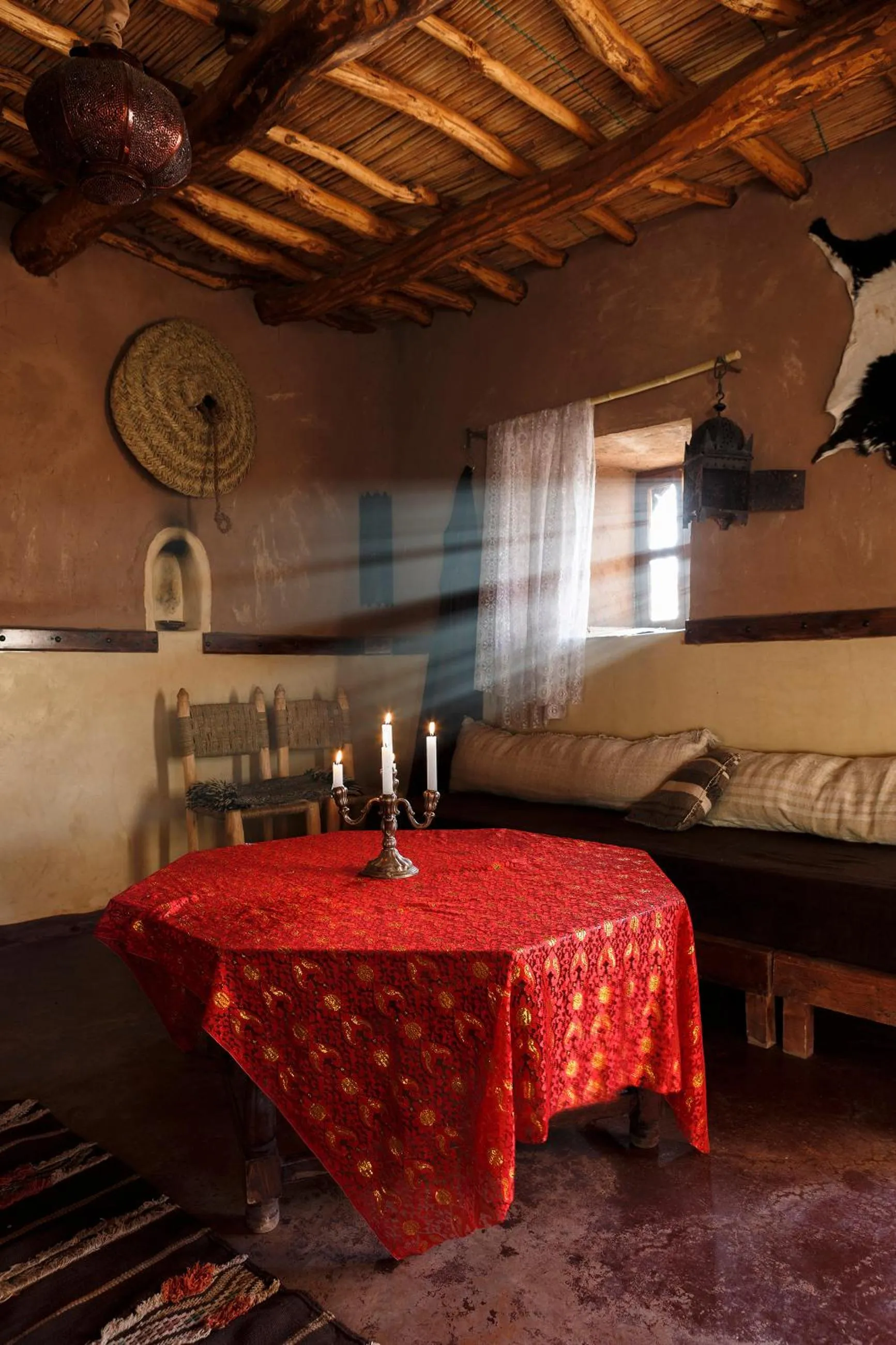 Lounge or bar, Bed in Kasbah Tebi