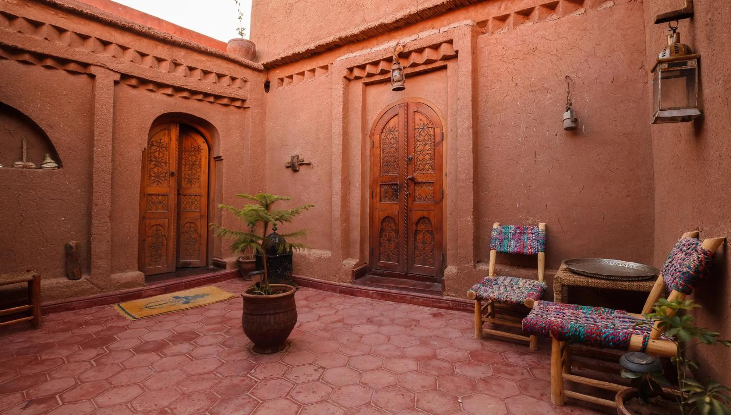 Patio in Kasbah Tebi