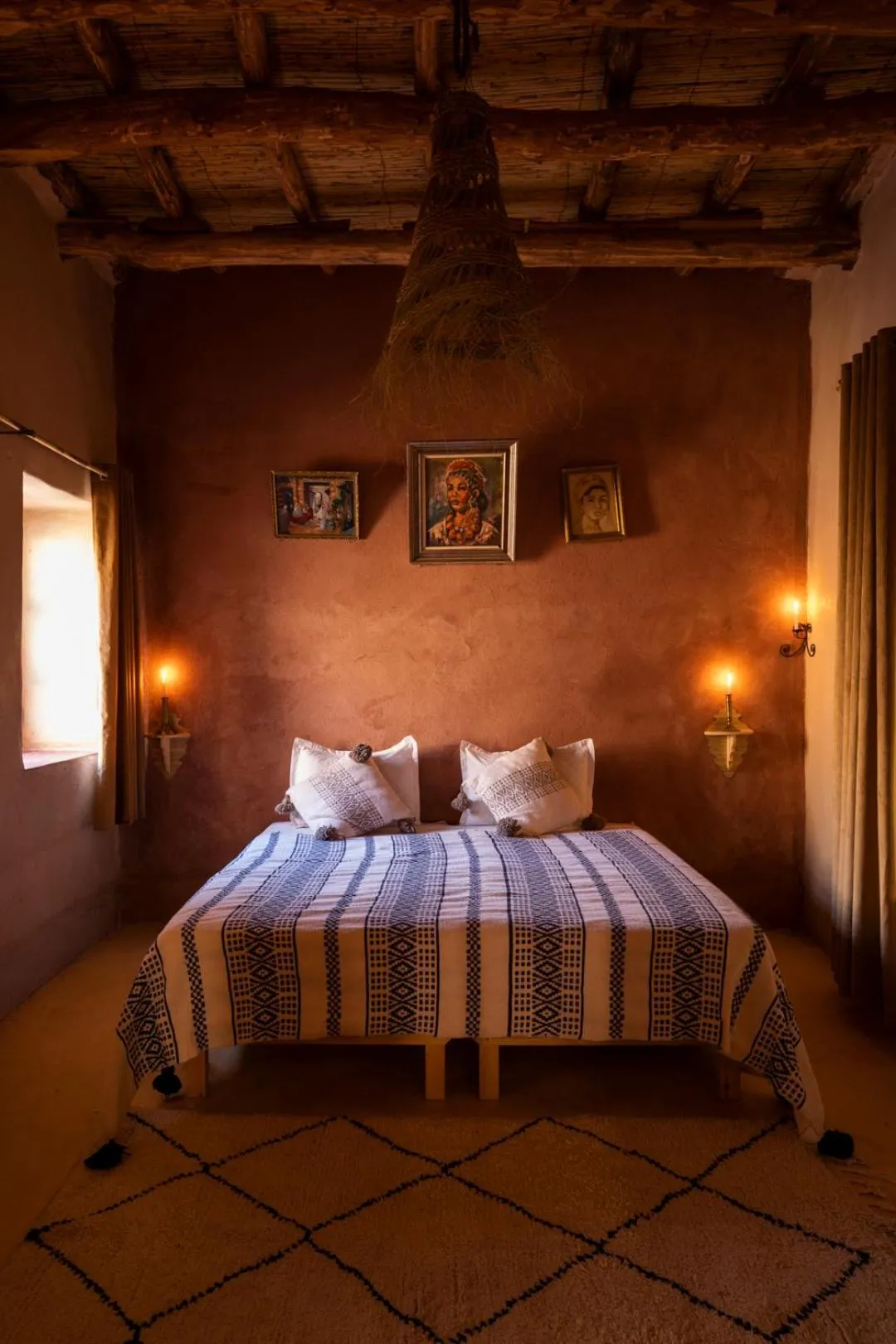 Bed in Kasbah Tebi