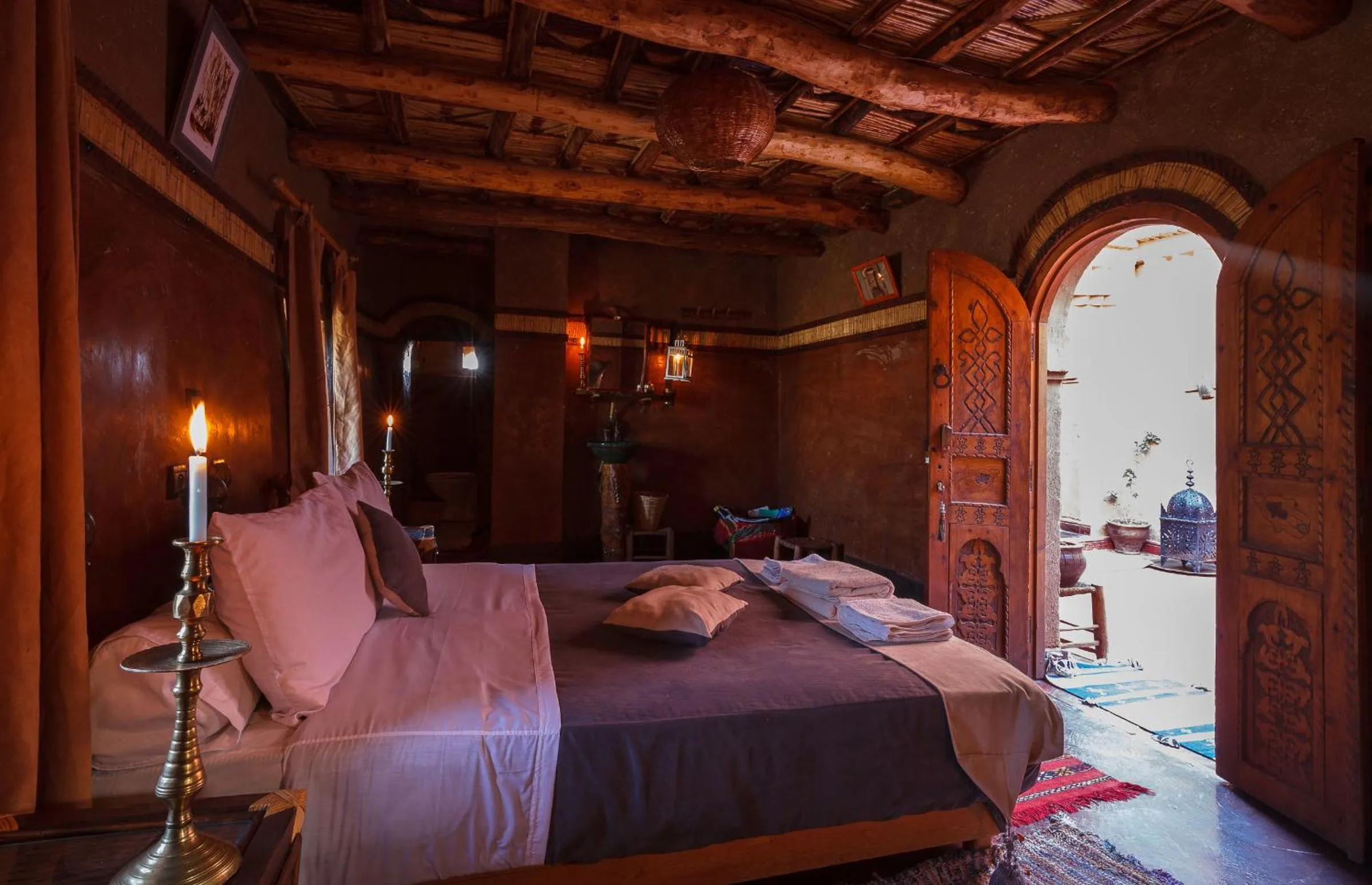 Bedroom, Bed in Kasbah Tebi