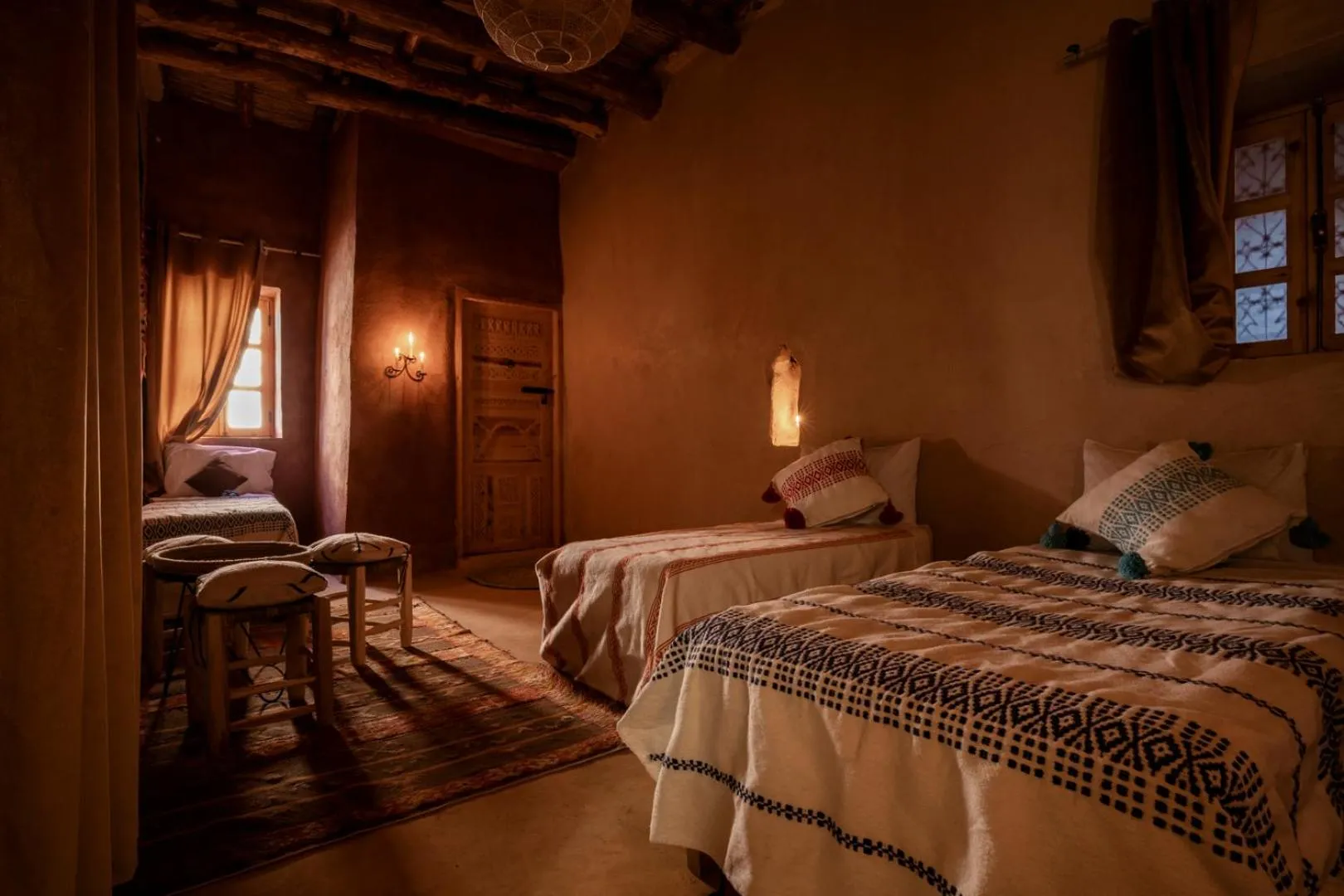 Bed in Kasbah Tebi