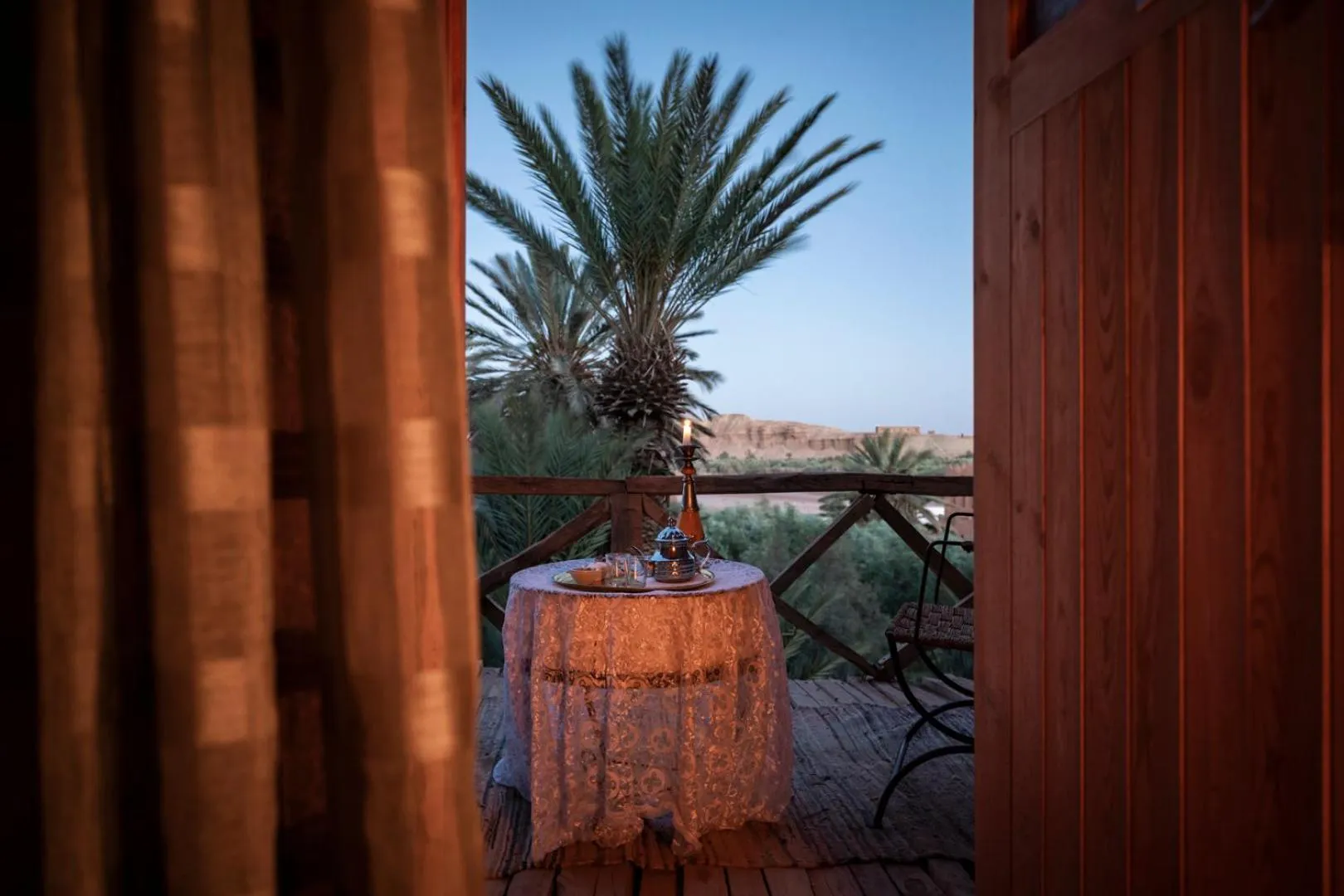 Balcony/Terrace in Kasbah Tebi