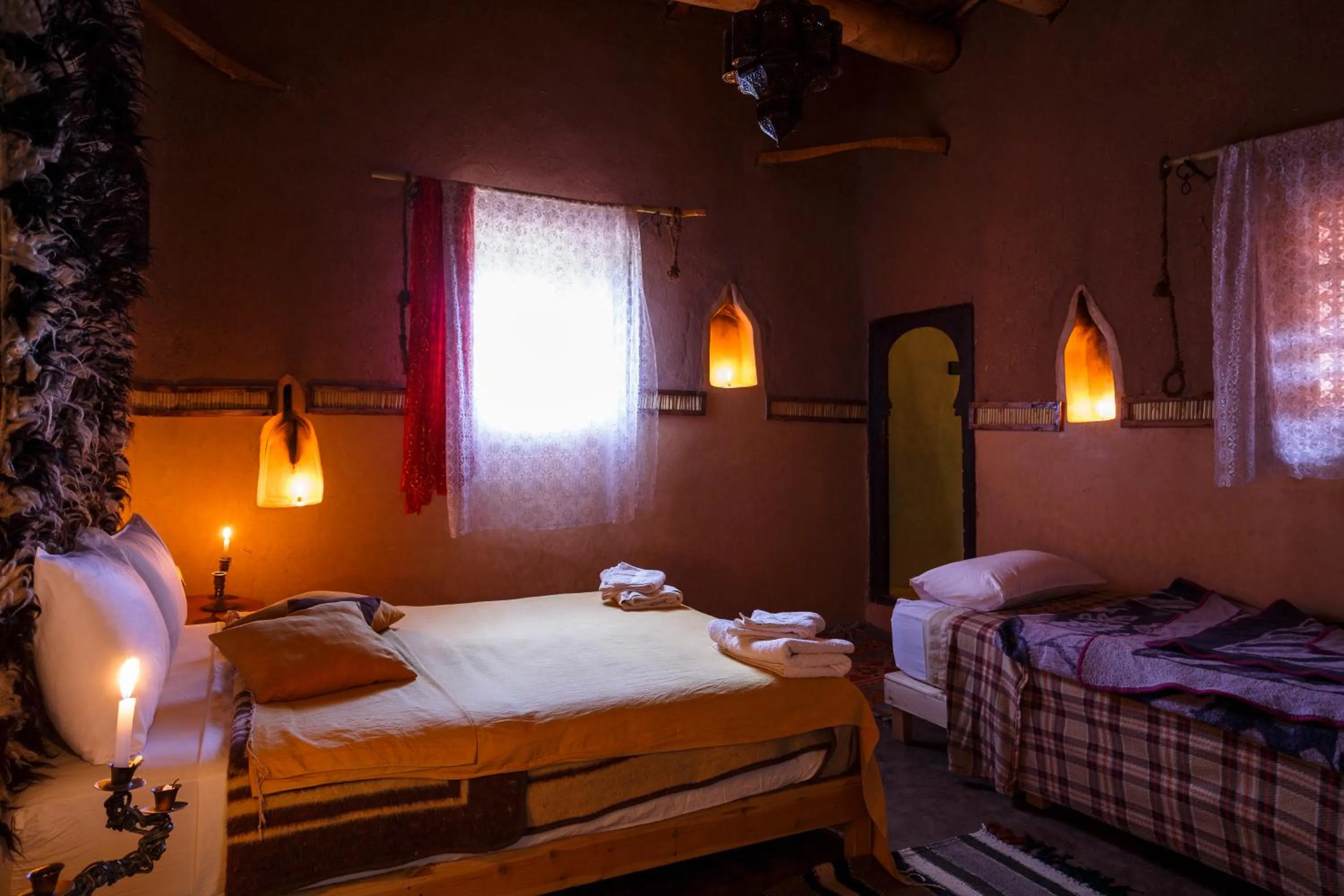 Bed in Kasbah Tebi