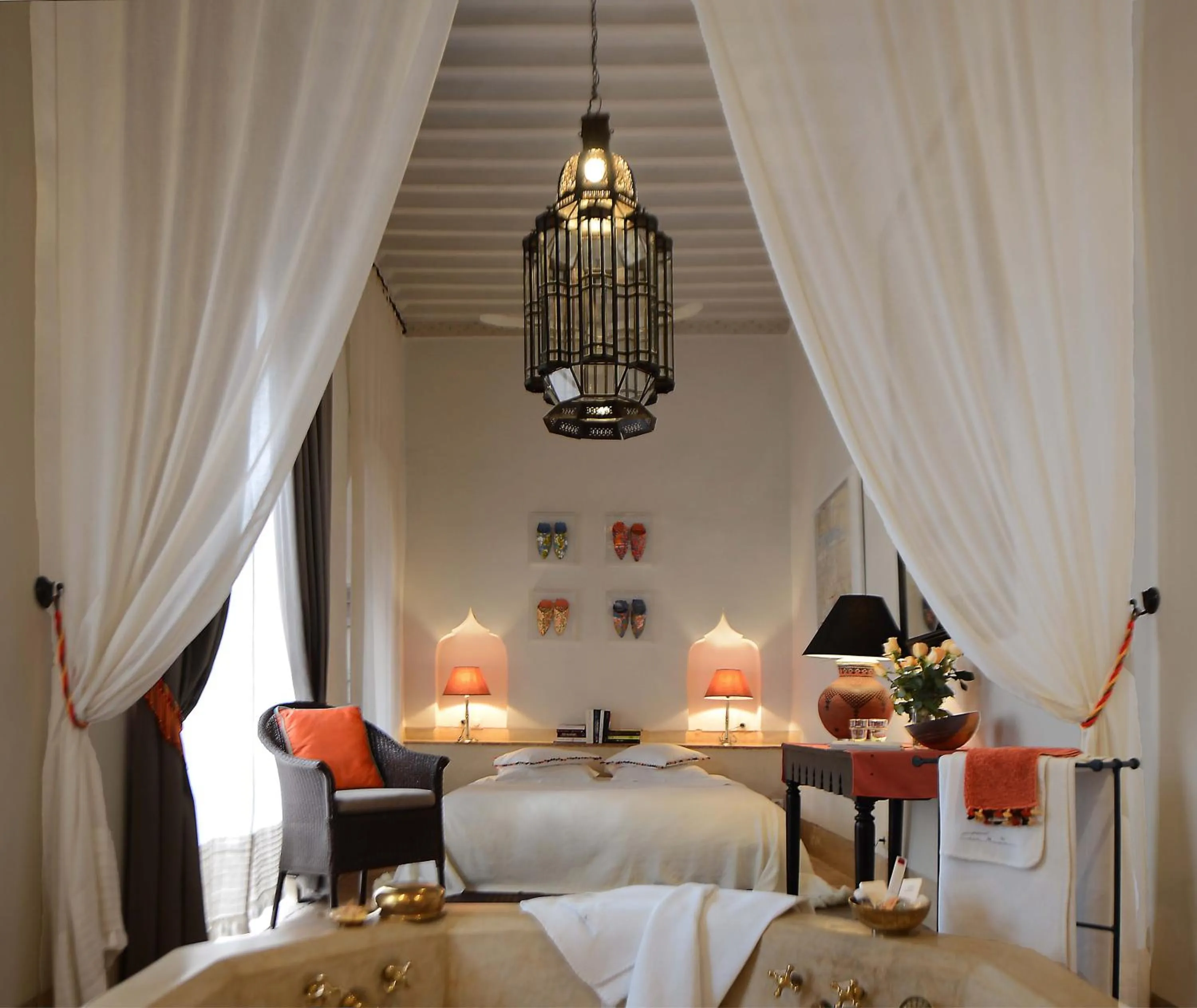 View (from property/room), Bed in Dar Housnia