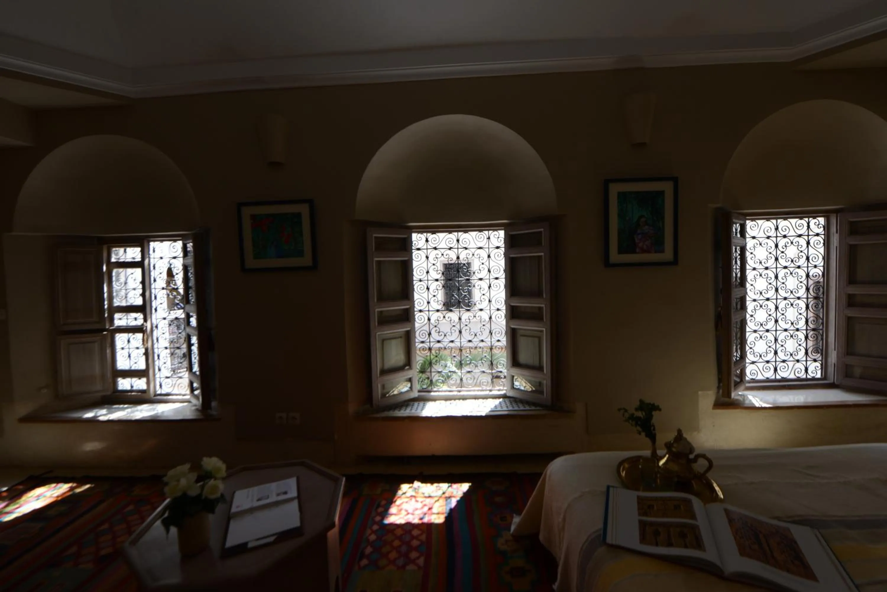 View (from property/room), Bed in Dar Housnia