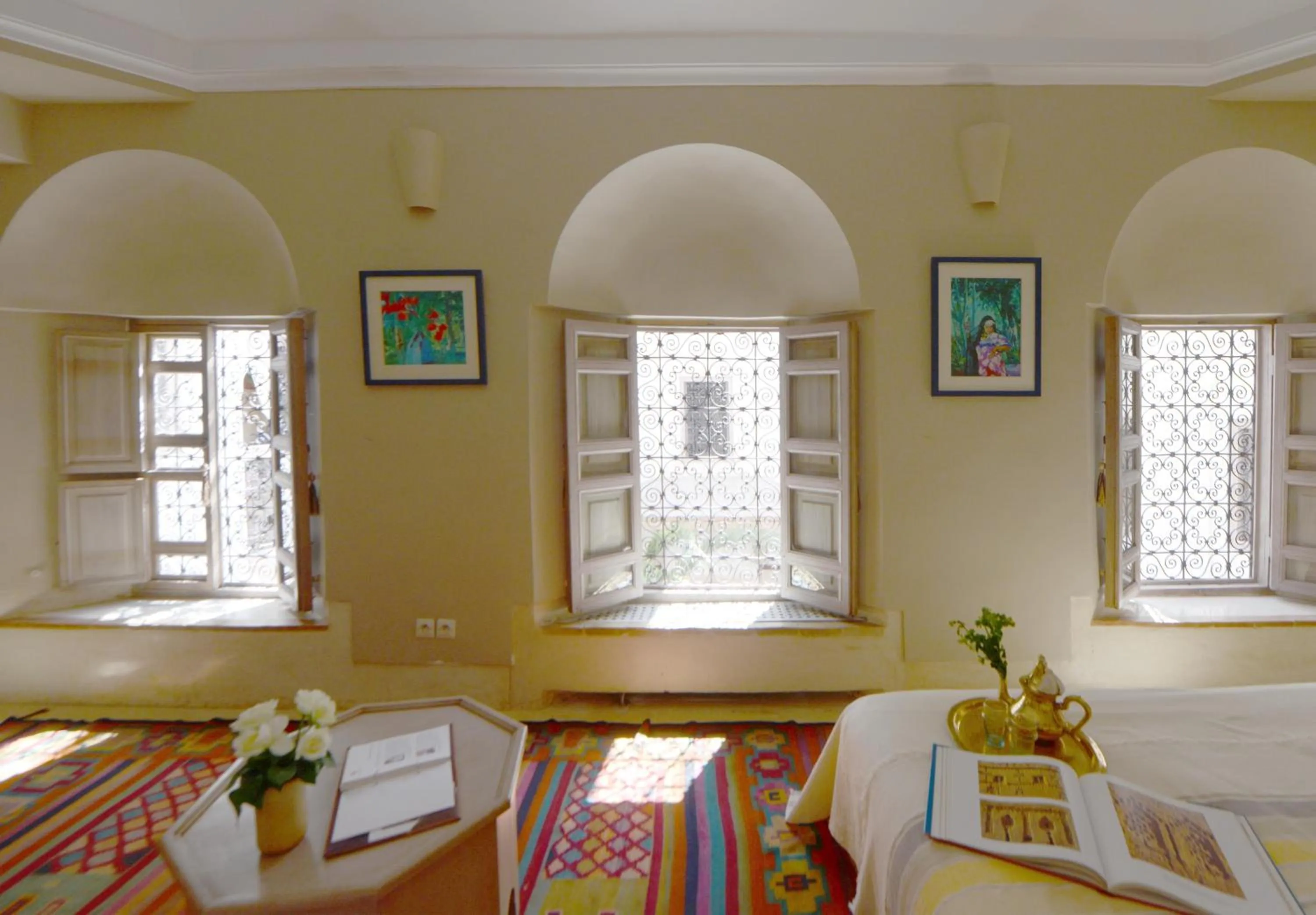 View (from property/room), Bed in Dar Housnia