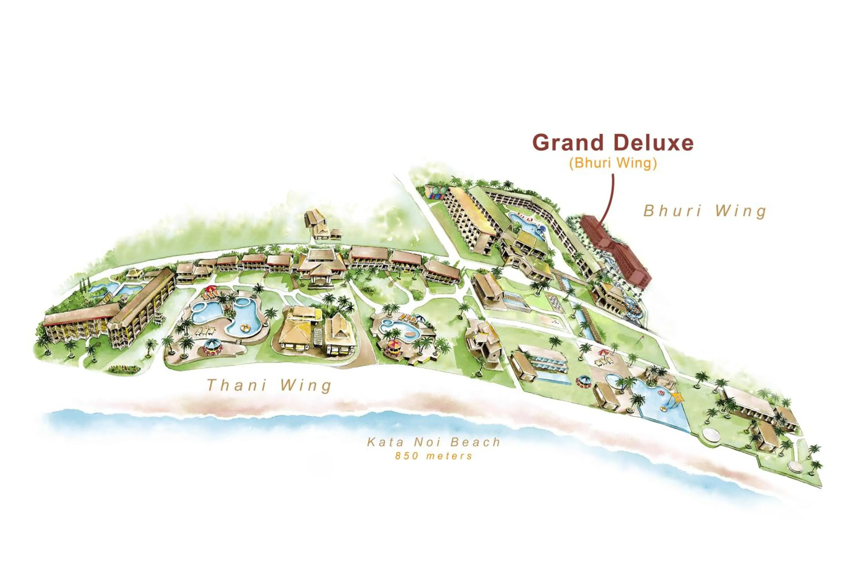 Property building in Katathani Phuket Beach Resort - SHA Extra Plus