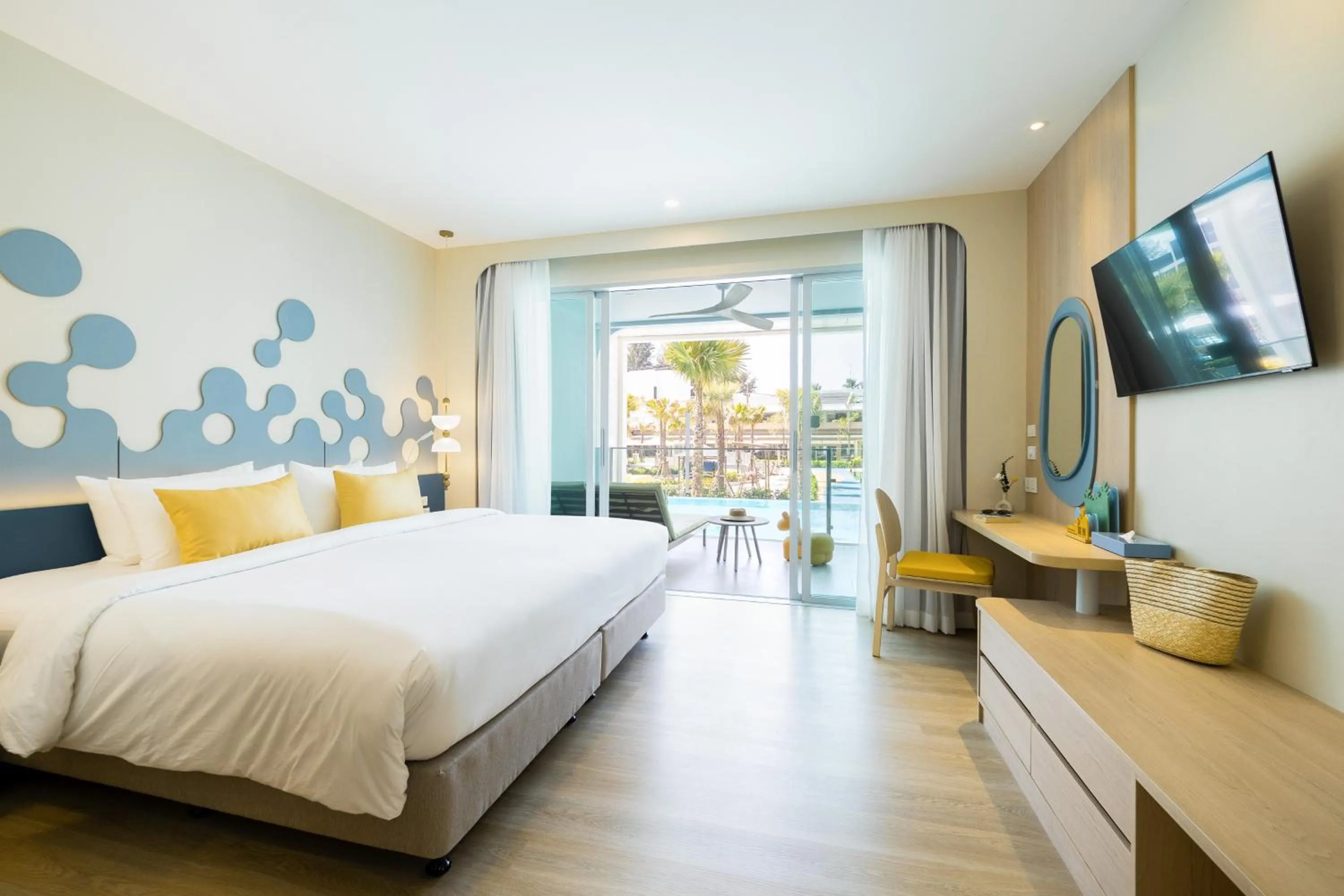 Bedroom, Bed in Katathani Phuket Beach Resort - SHA Extra Plus