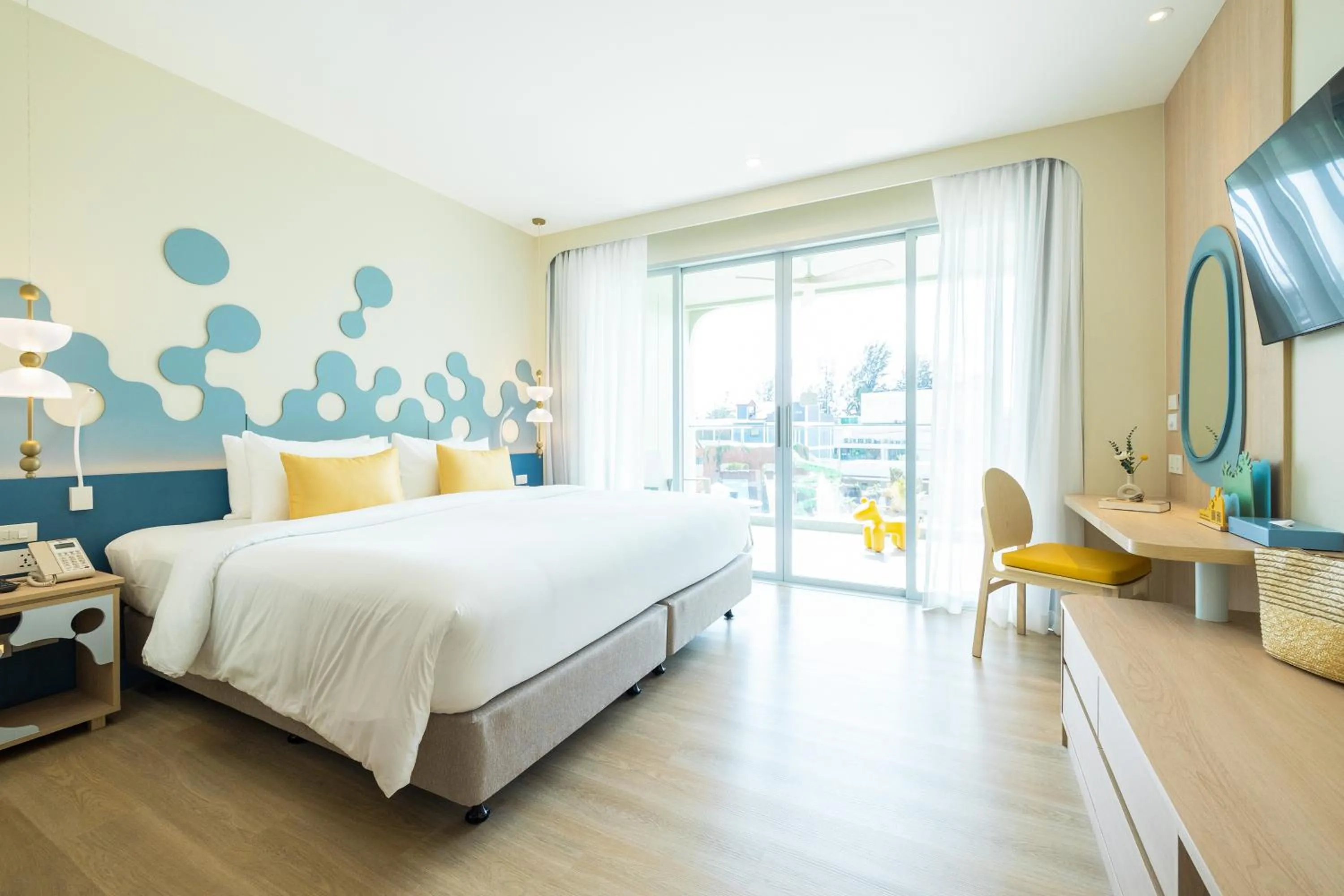 Bedroom, Bed in Katathani Phuket Beach Resort - SHA Extra Plus