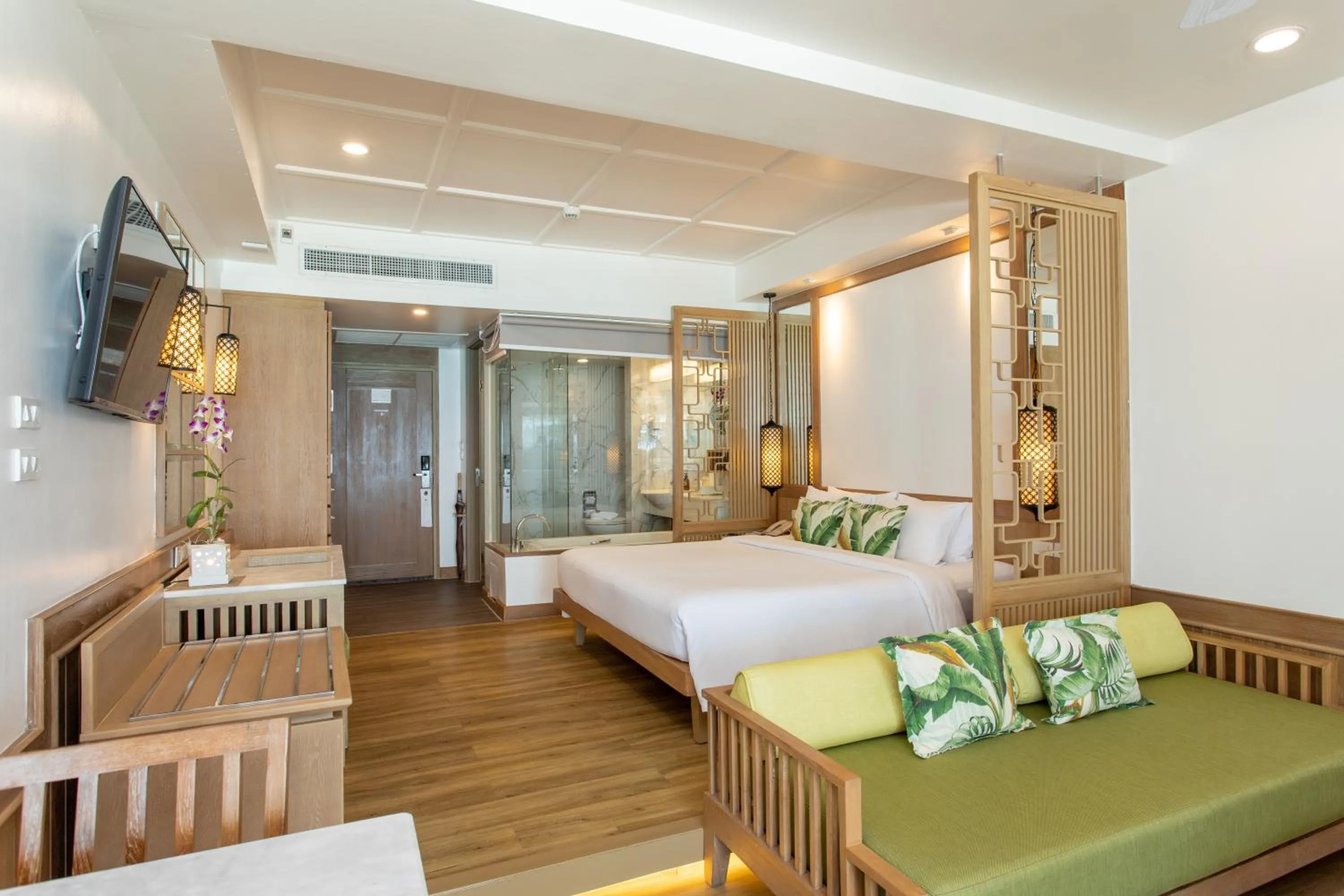 Living room, Bed in Katathani Phuket Beach Resort - SHA Extra Plus