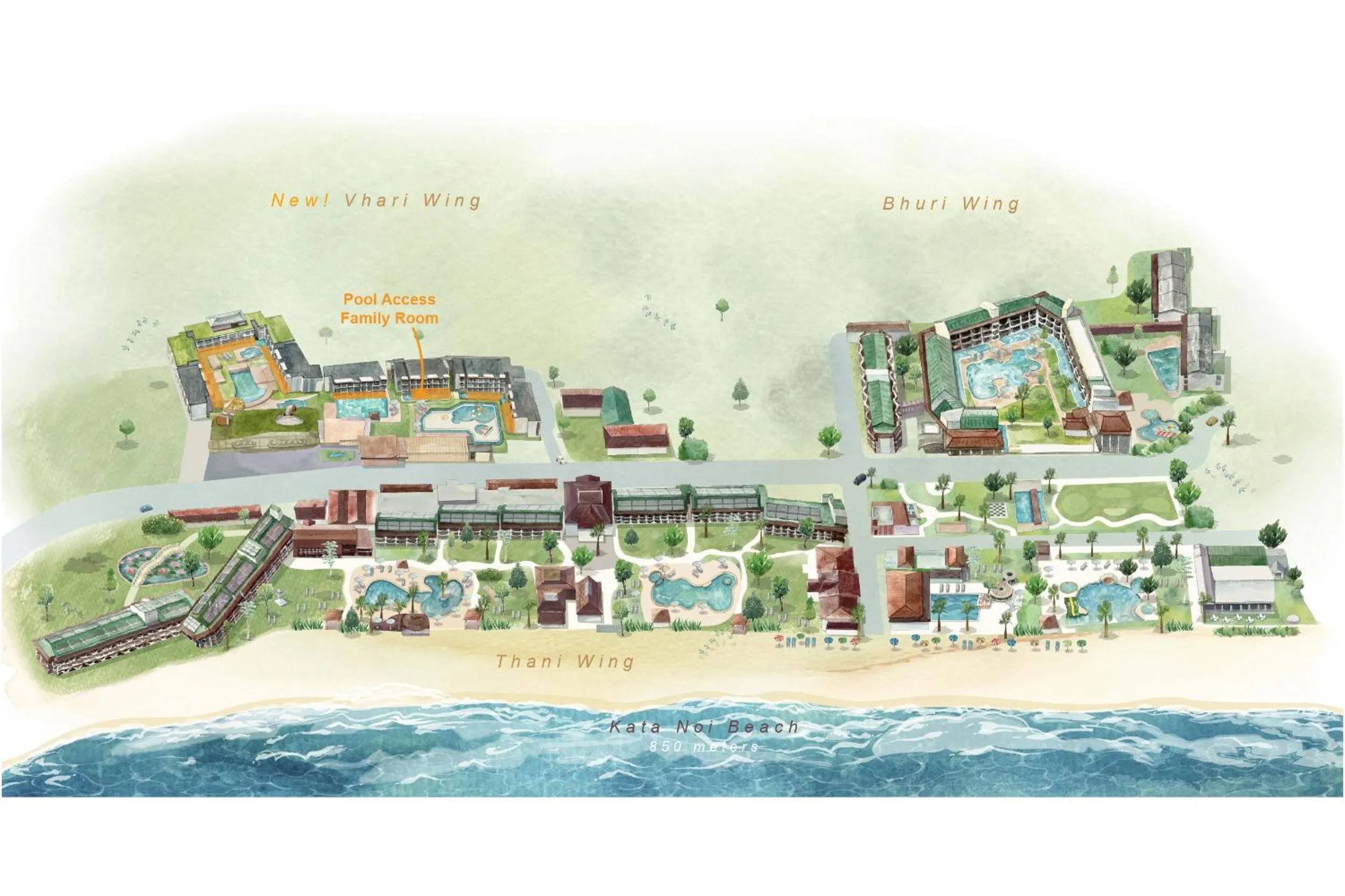 Bedroom in Katathani Phuket Beach Resort - SHA Extra Plus