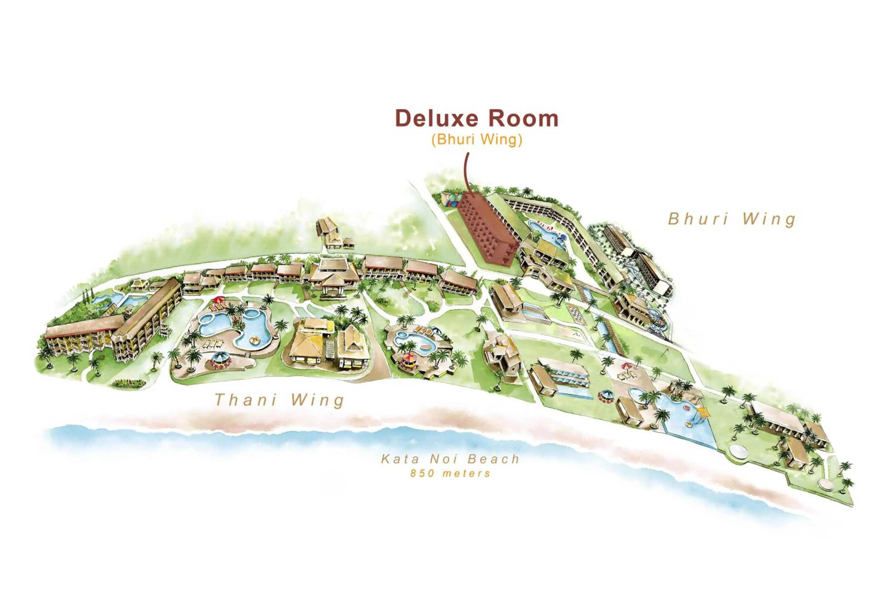 Property building in Katathani Phuket Beach Resort - SHA Extra Plus