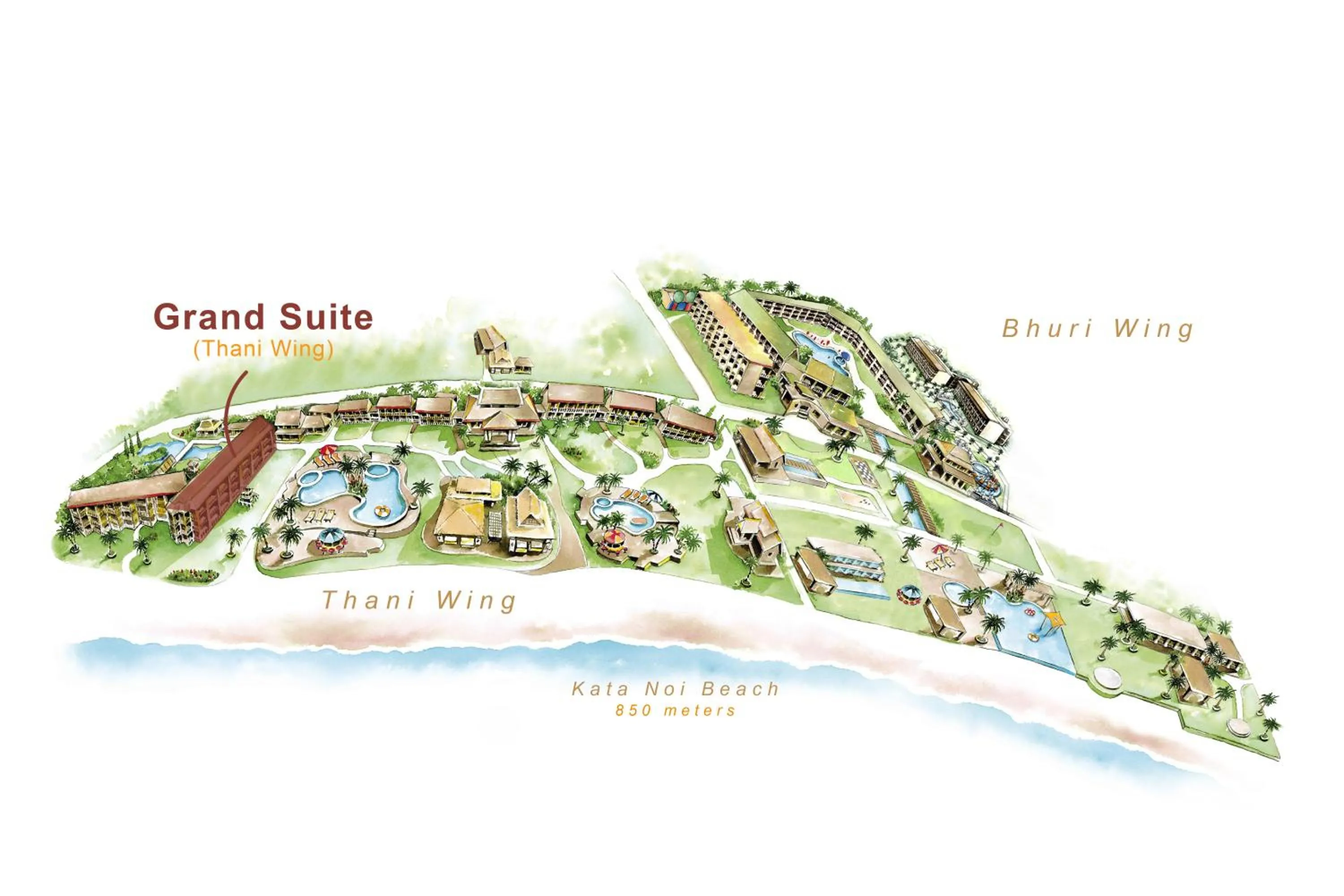 Property building in Katathani Phuket Beach Resort - SHA Extra Plus