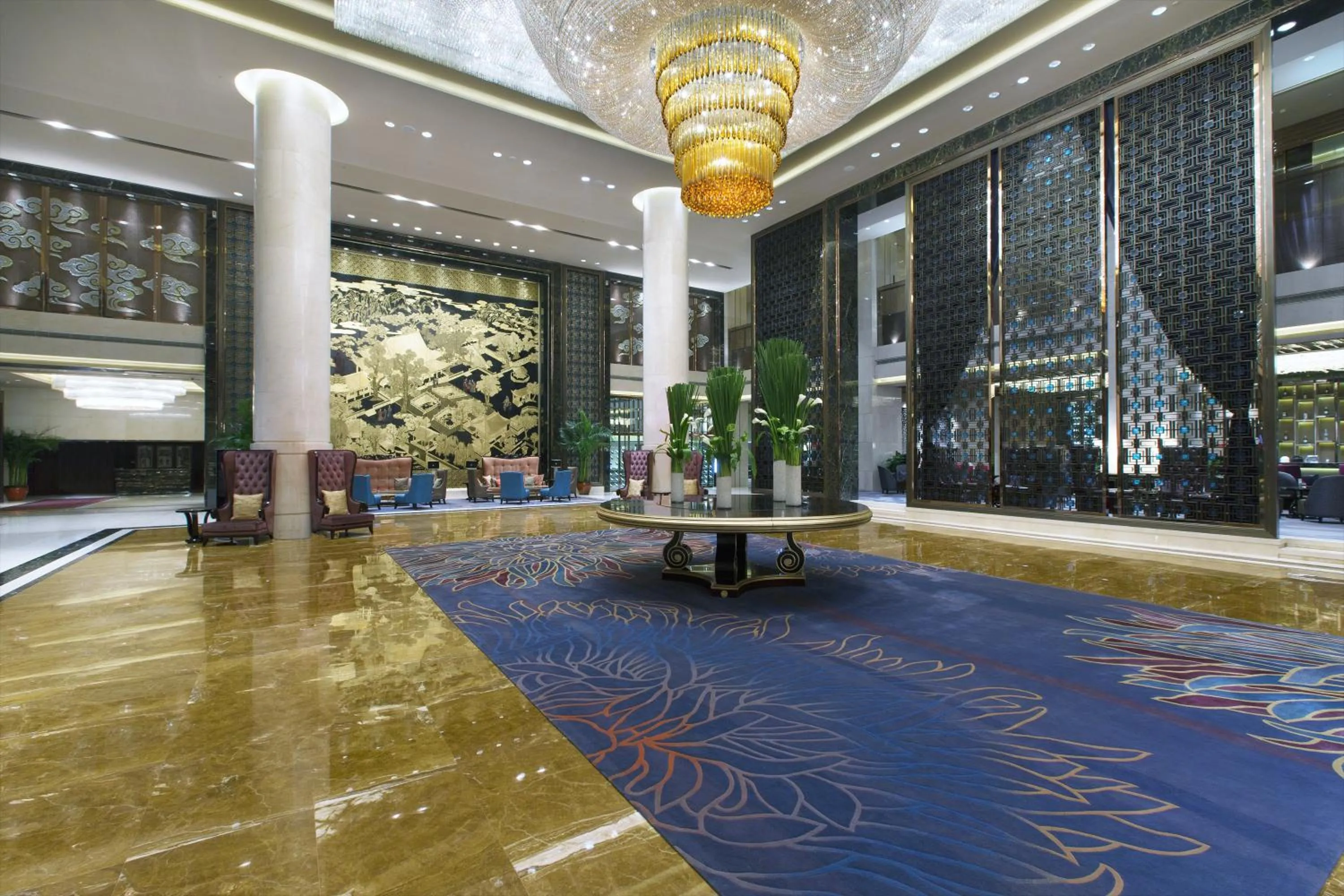 Lobby or reception in Wanda Vista Taiyuan