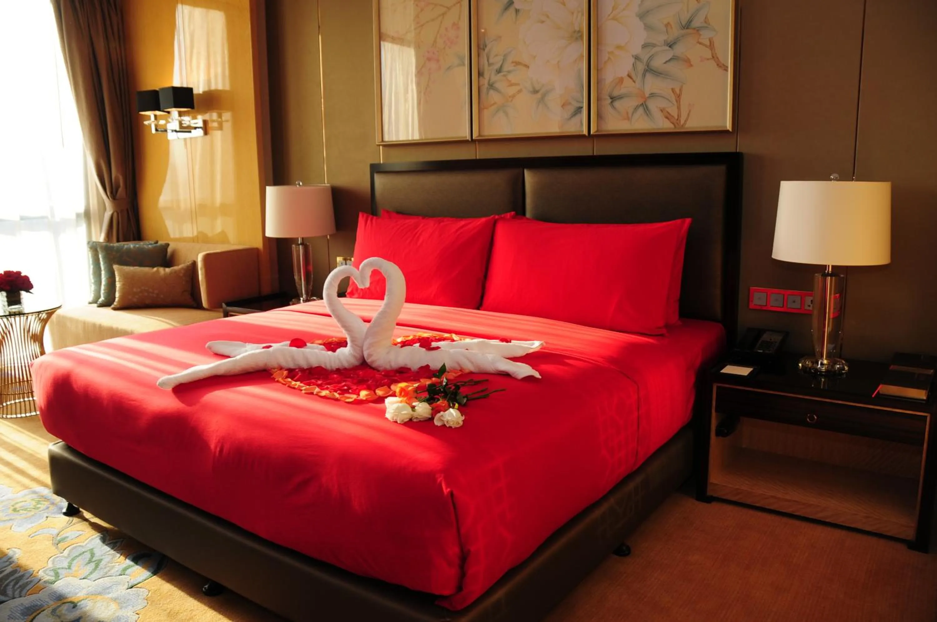 Bedroom, Bed in Wanda Vista Taiyuan