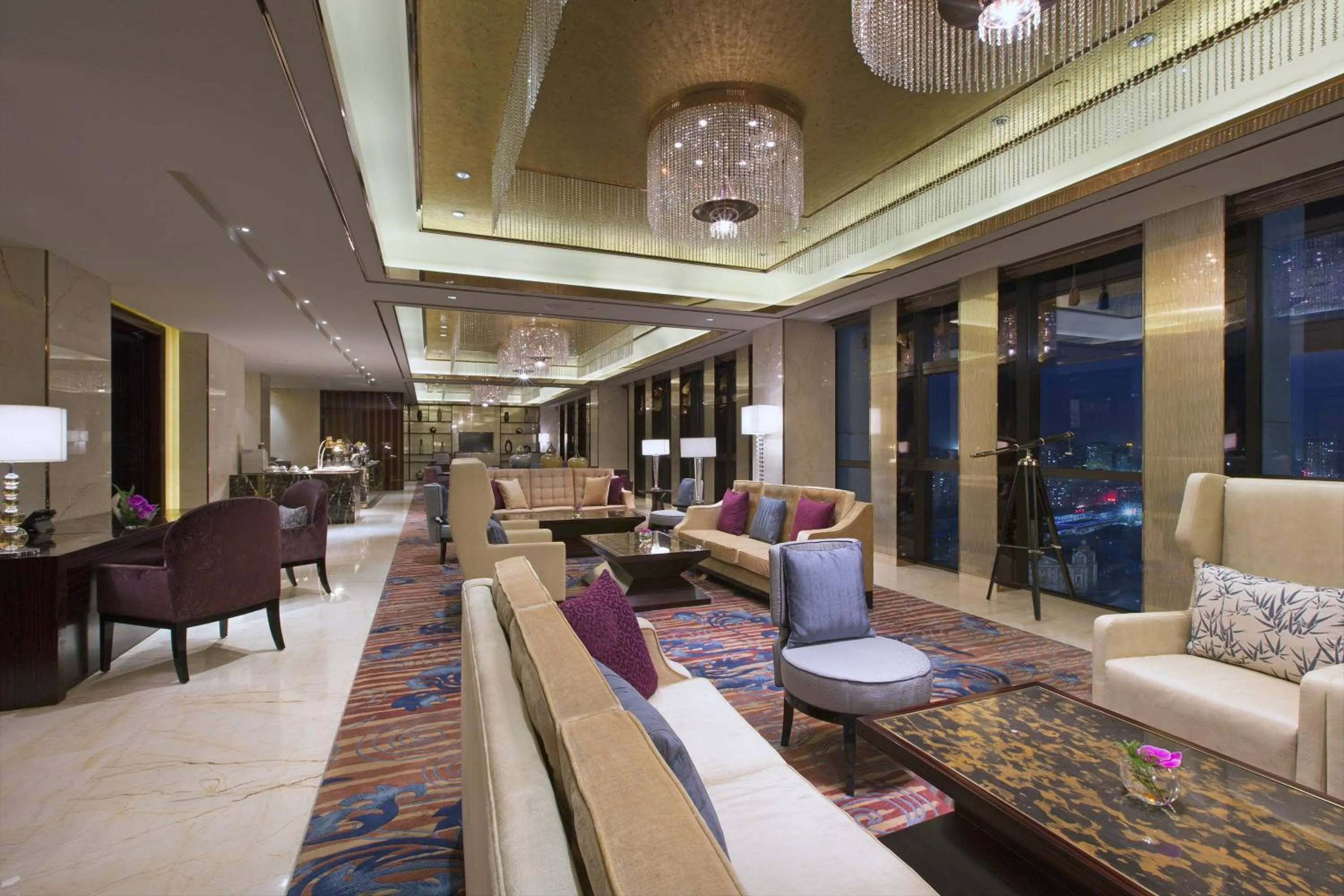 Lounge or bar in Wanda Vista Taiyuan