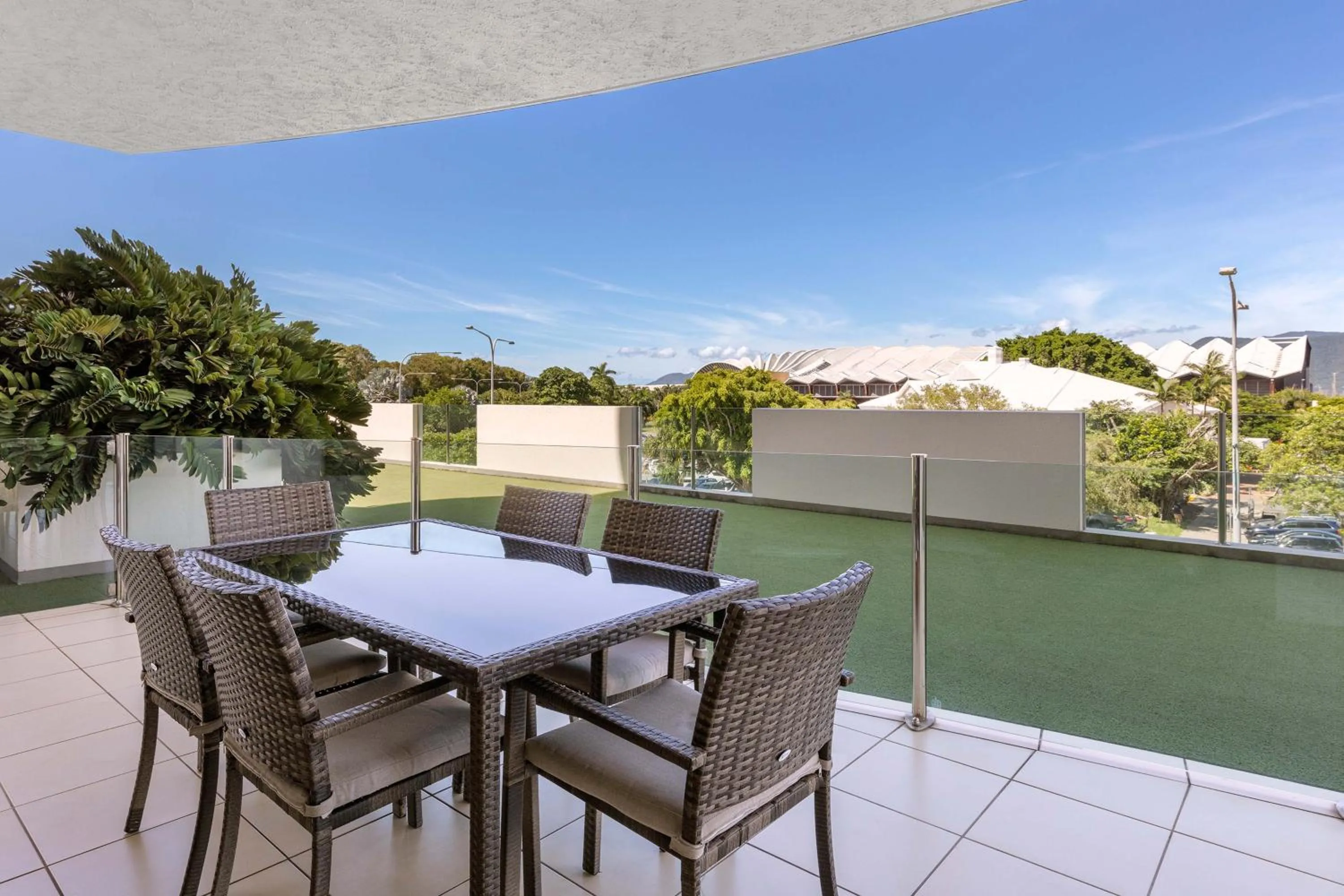 Balcony/Terrace in Piermonde Apartments Cairns