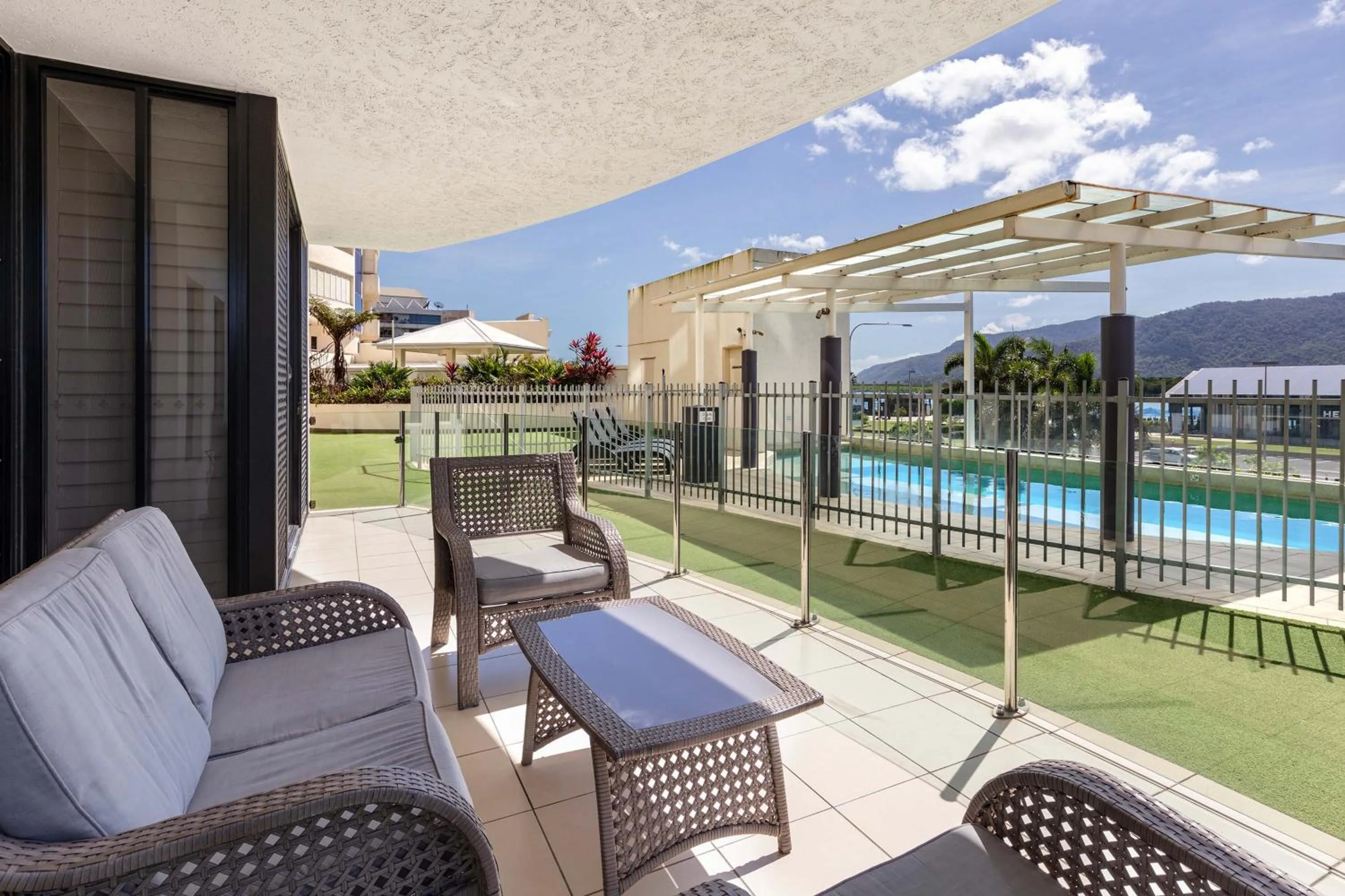 Balcony/Terrace in Piermonde Apartments Cairns