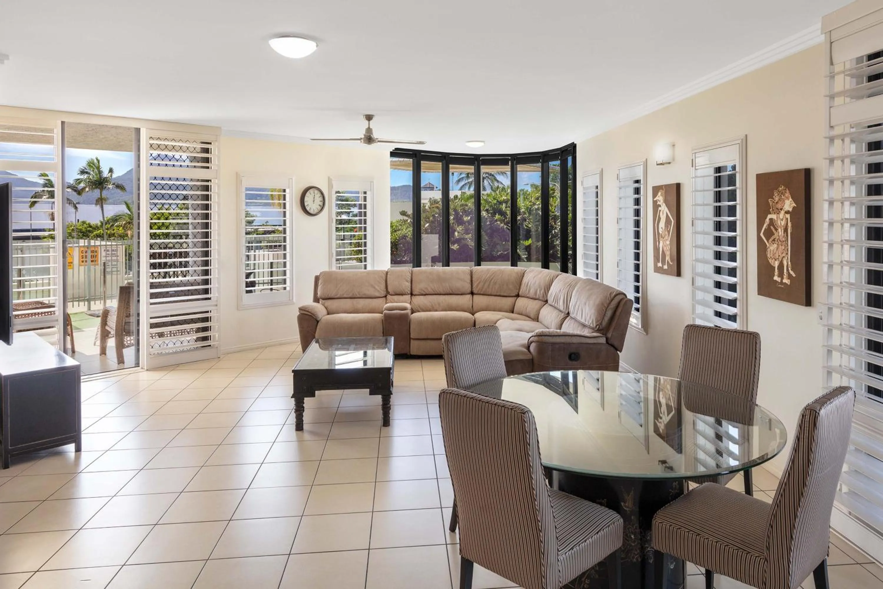 Living room in Piermonde Apartments Cairns