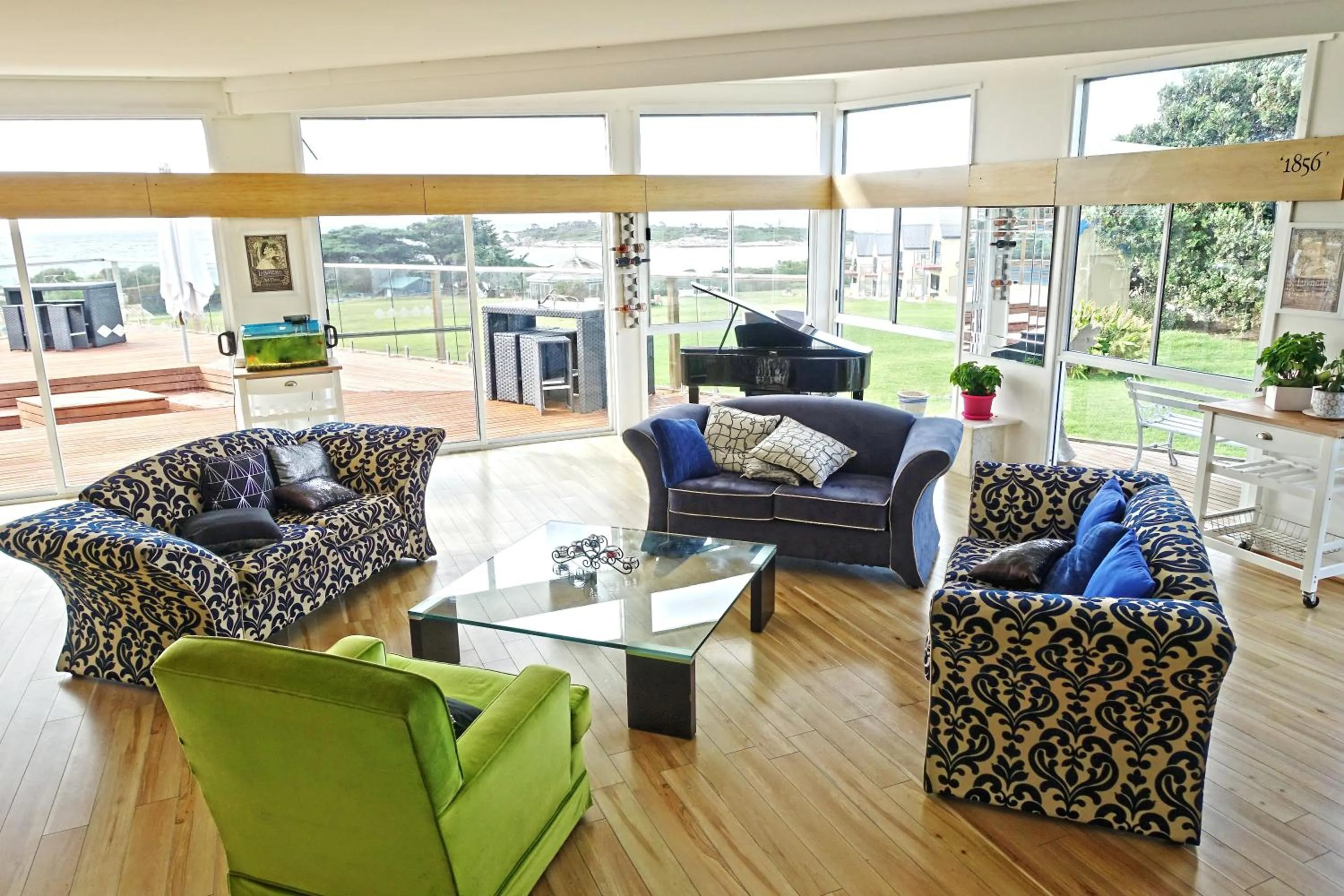 Seating area in Diamond Island Resort, Restaurant & Bar and Penguin Show