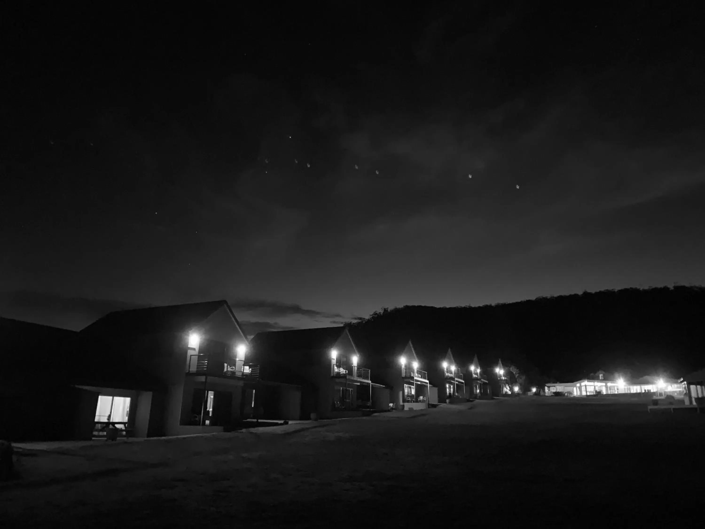 Night in Diamond Island Resort, Restaurant & Bar and Penguin Show