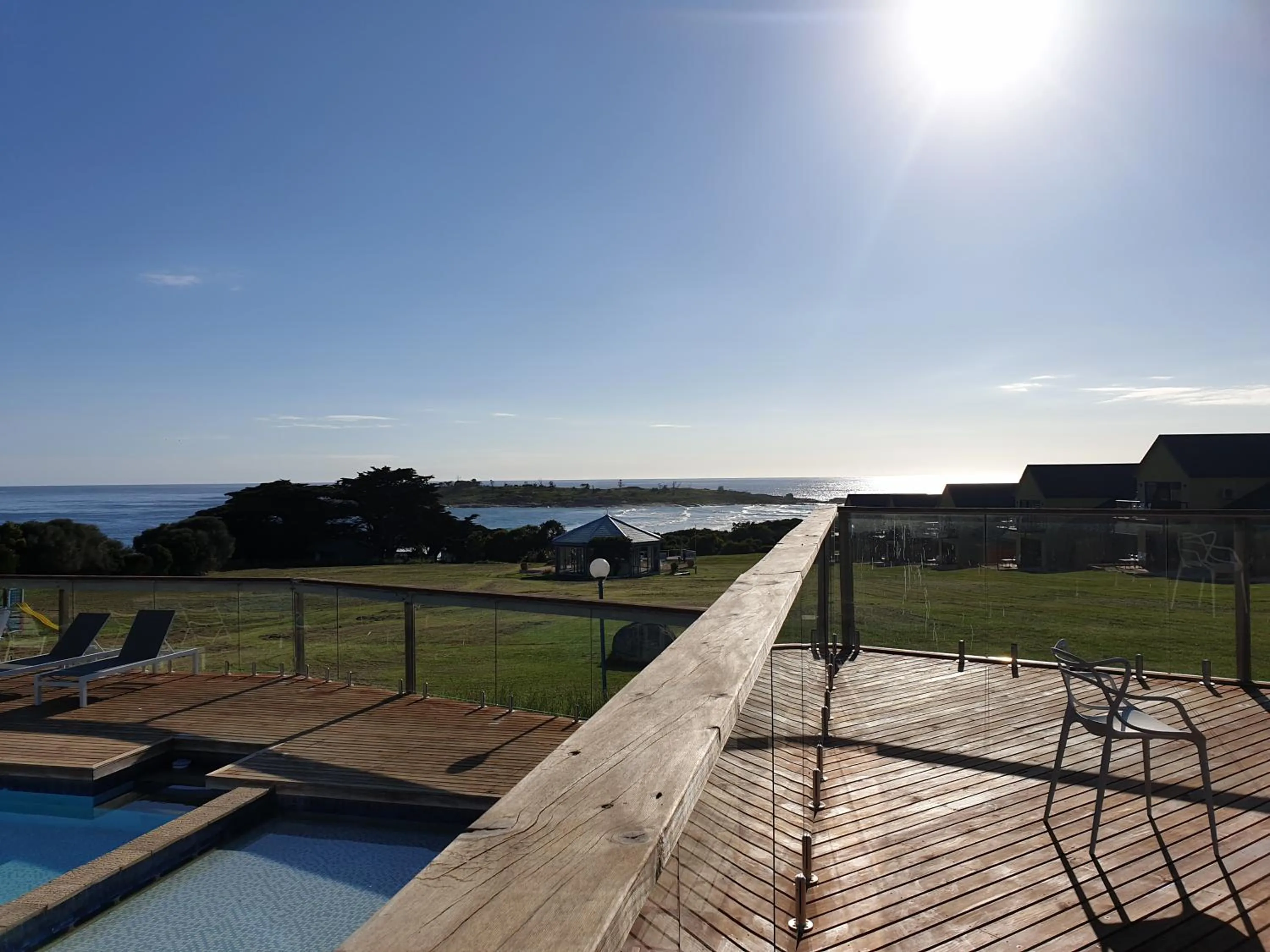 Pool view in Diamond Island Resort, Restaurant & Bar and Penguin Show