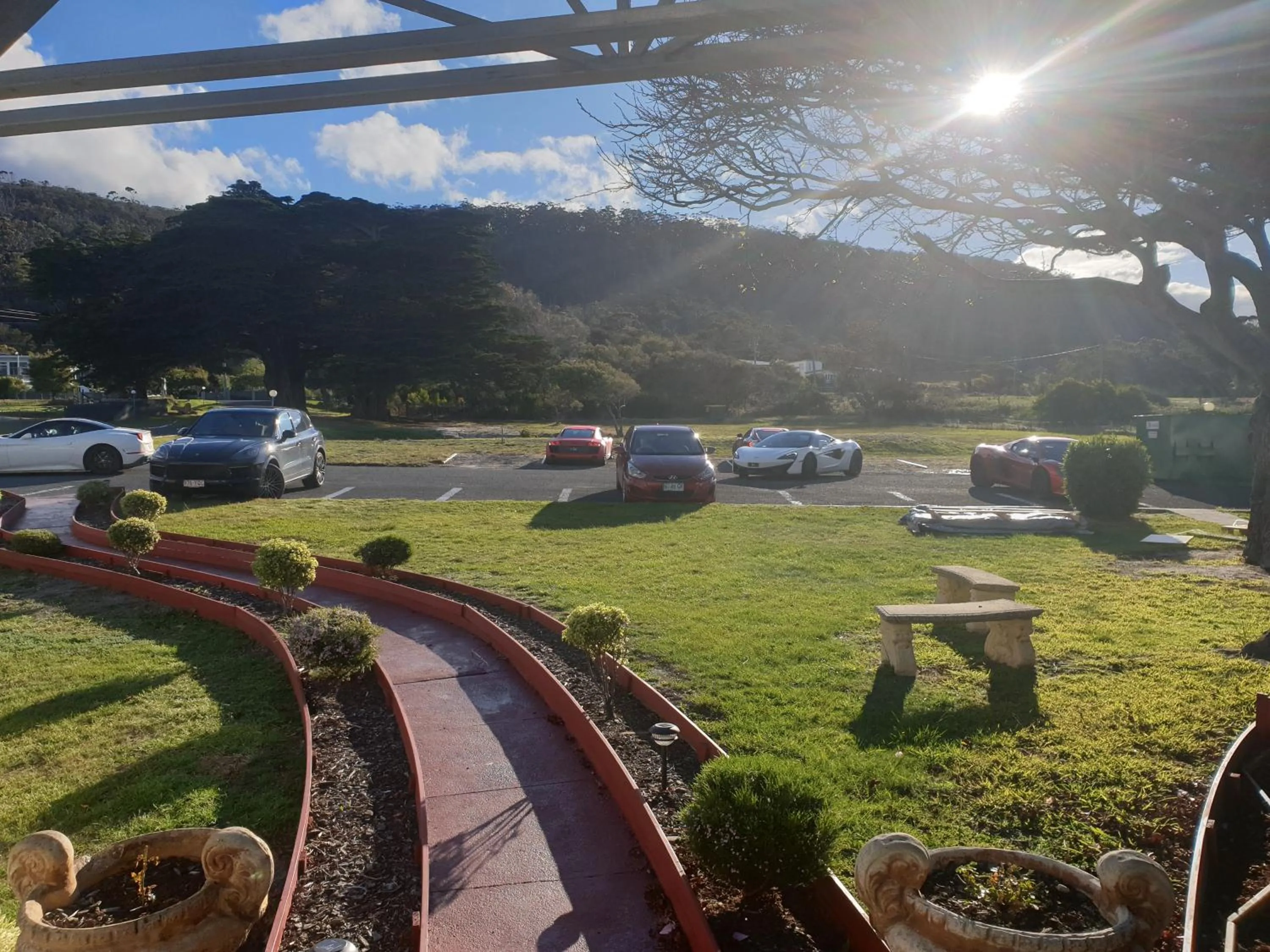 Garden view in Diamond Island Resort, Restaurant & Bar and Penguin Show