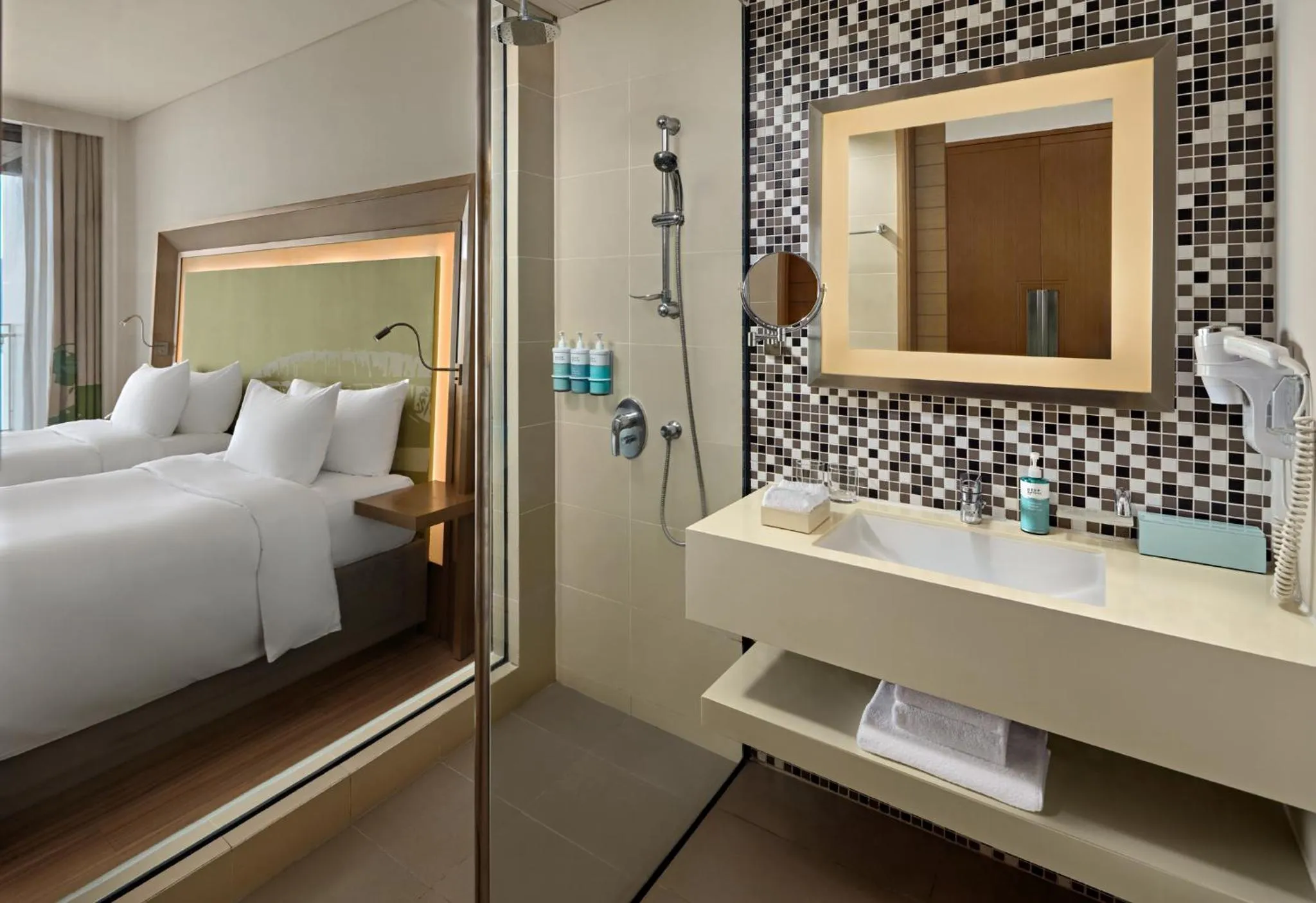 Bathroom, Bed in Novotel Danang Premier Han River