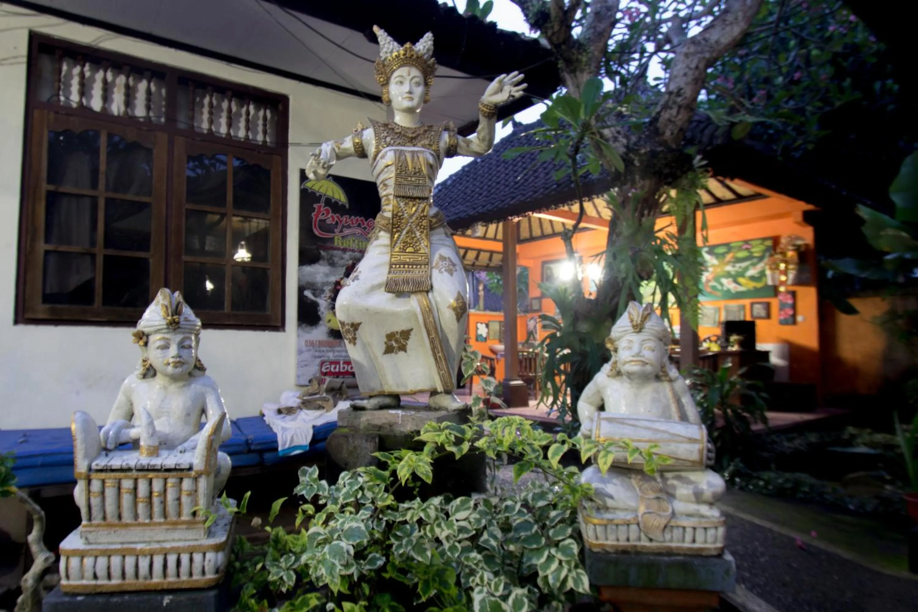 Garden view in Yuliati House Ubud