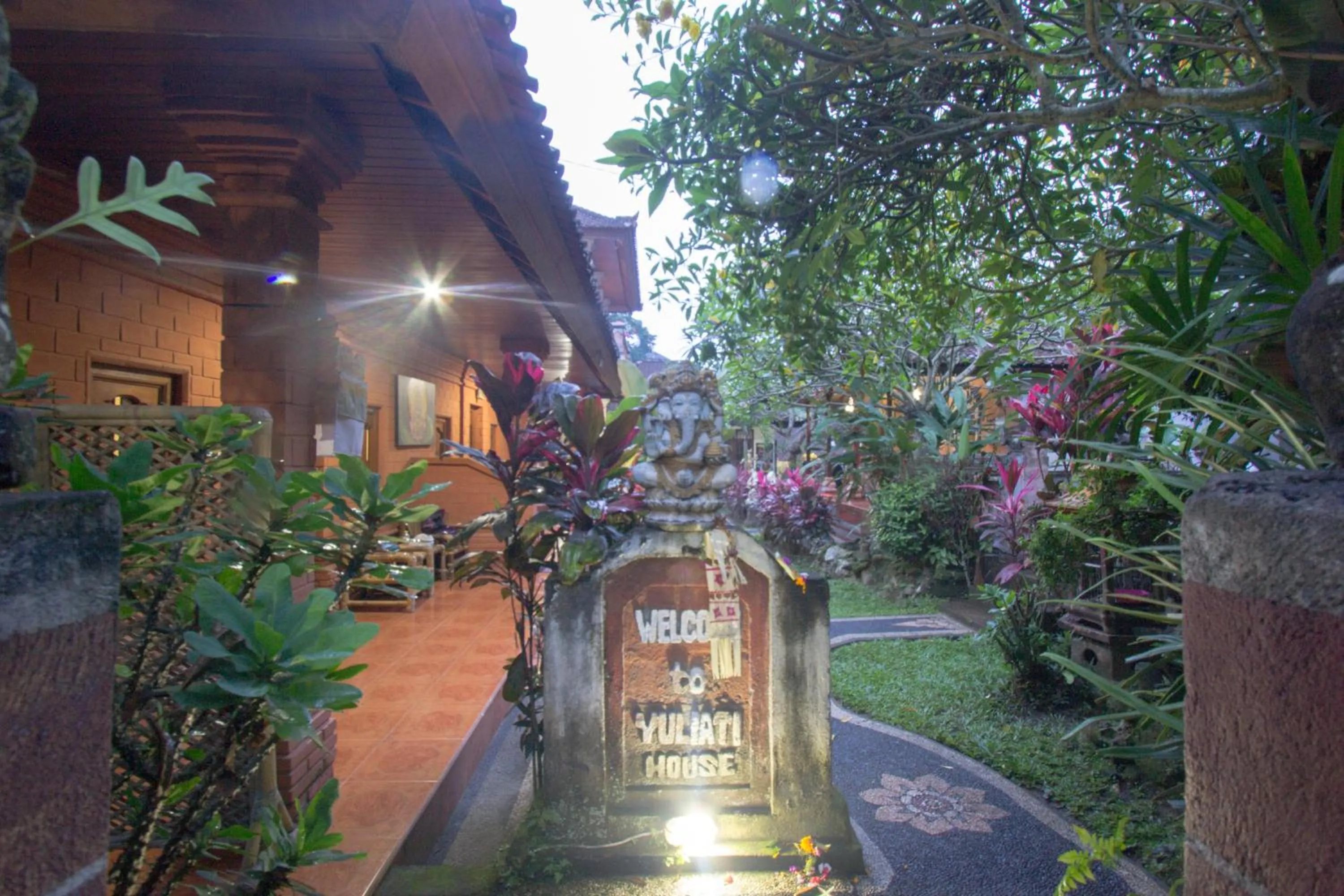 Facade/entrance in Yuliati House Ubud