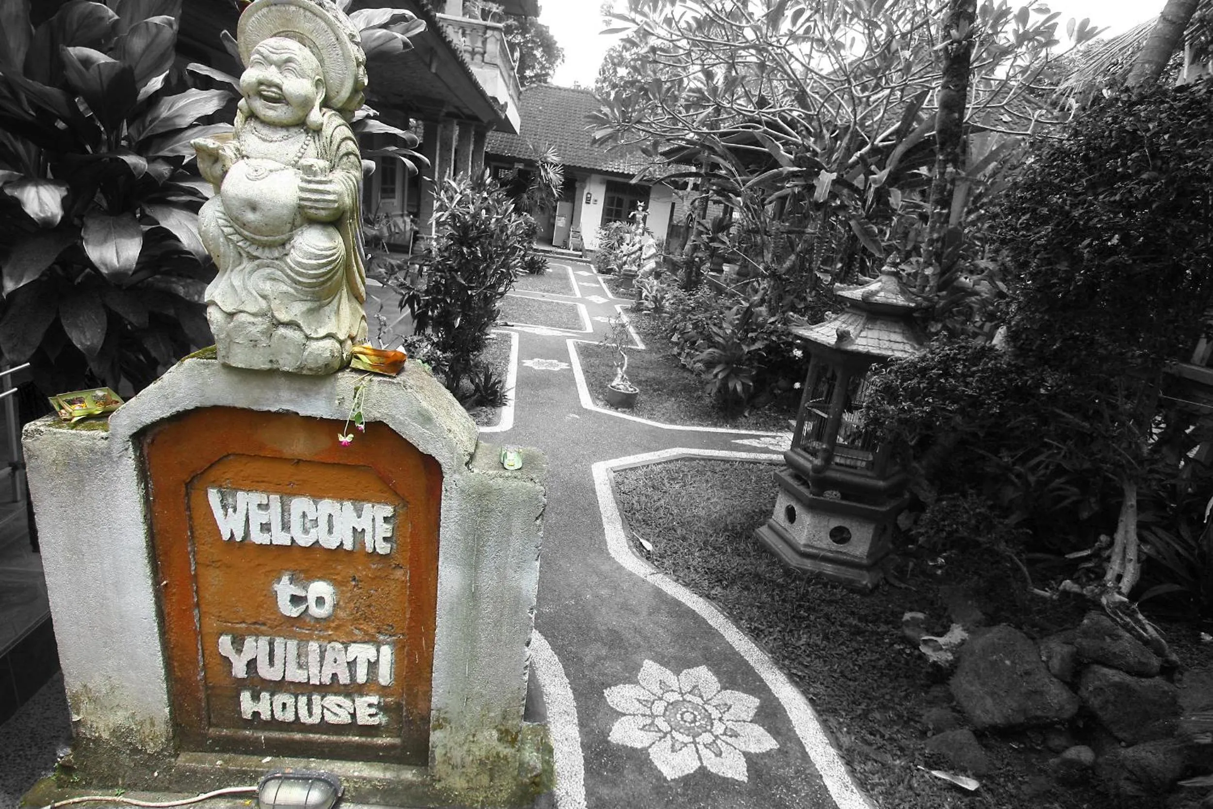 Facade/entrance in Yuliati House Ubud