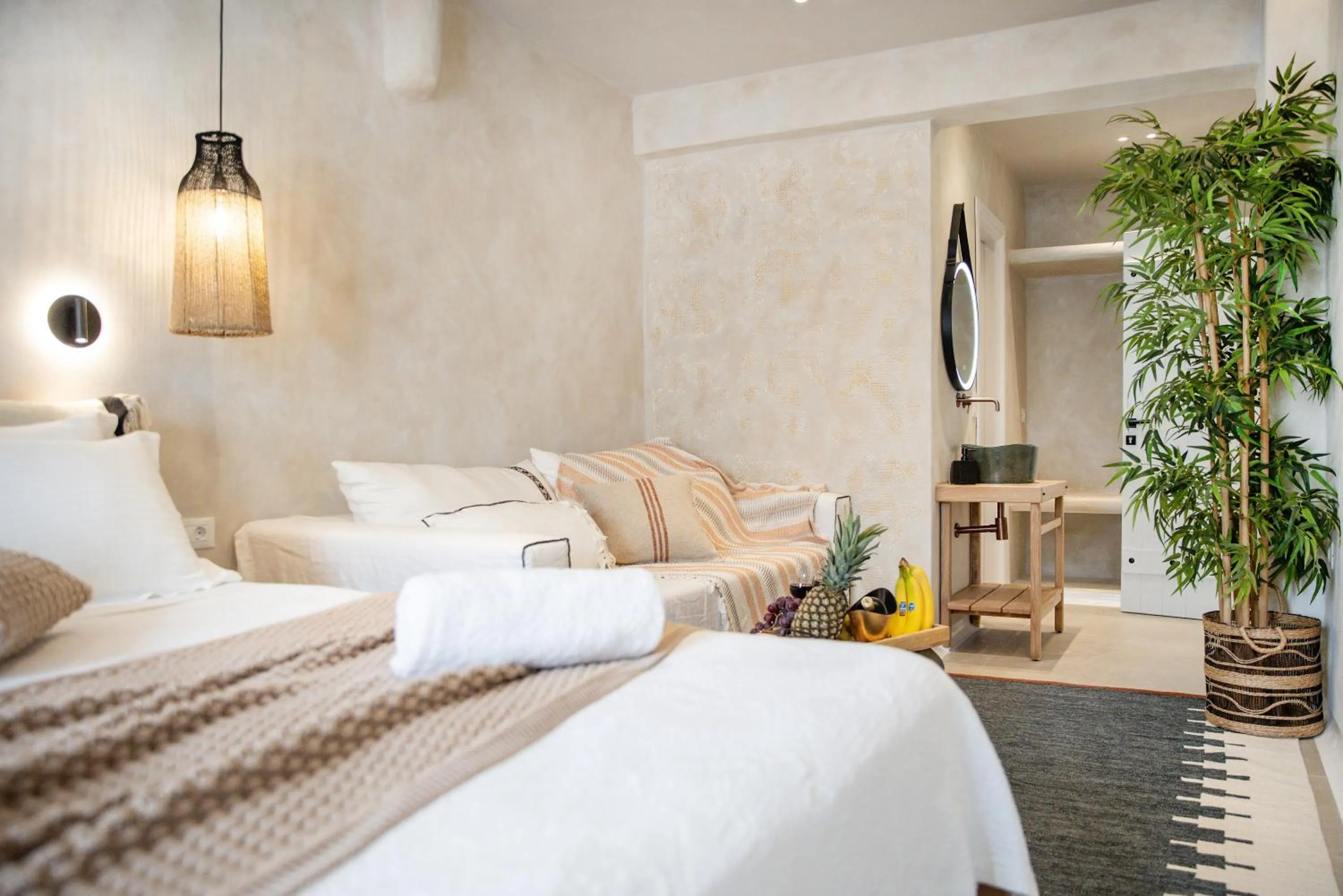 Photo of the whole room, Bed in TERRA FOS NAXOS STUDIOS