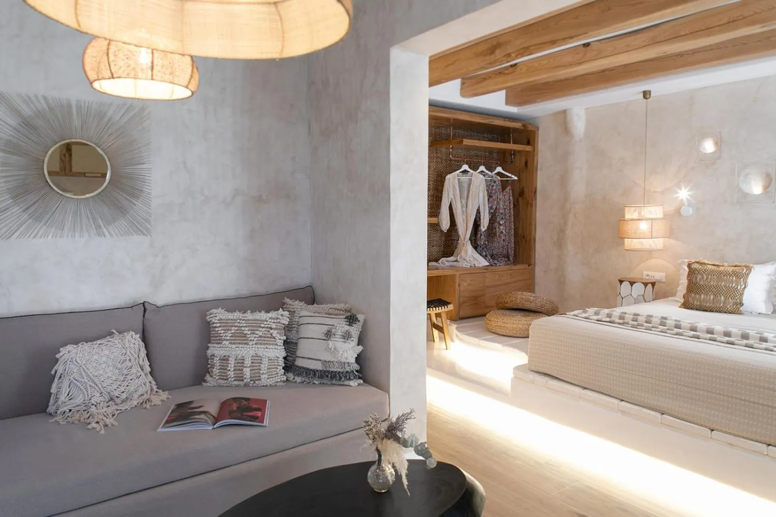 Bed in TERRA FOS NAXOS STUDIOS