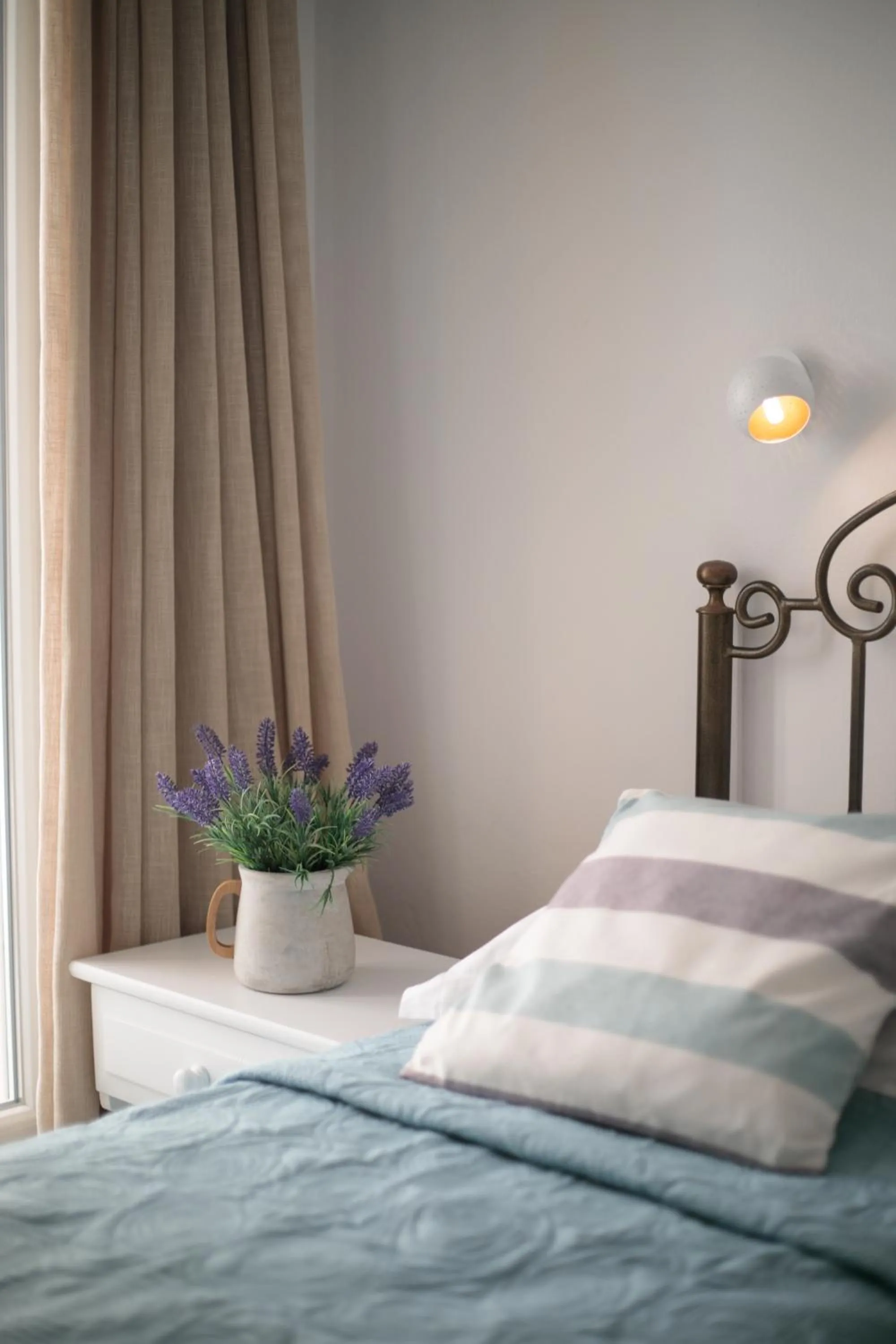 Decorative detail, Bed in TERRA FOS NAXOS STUDIOS