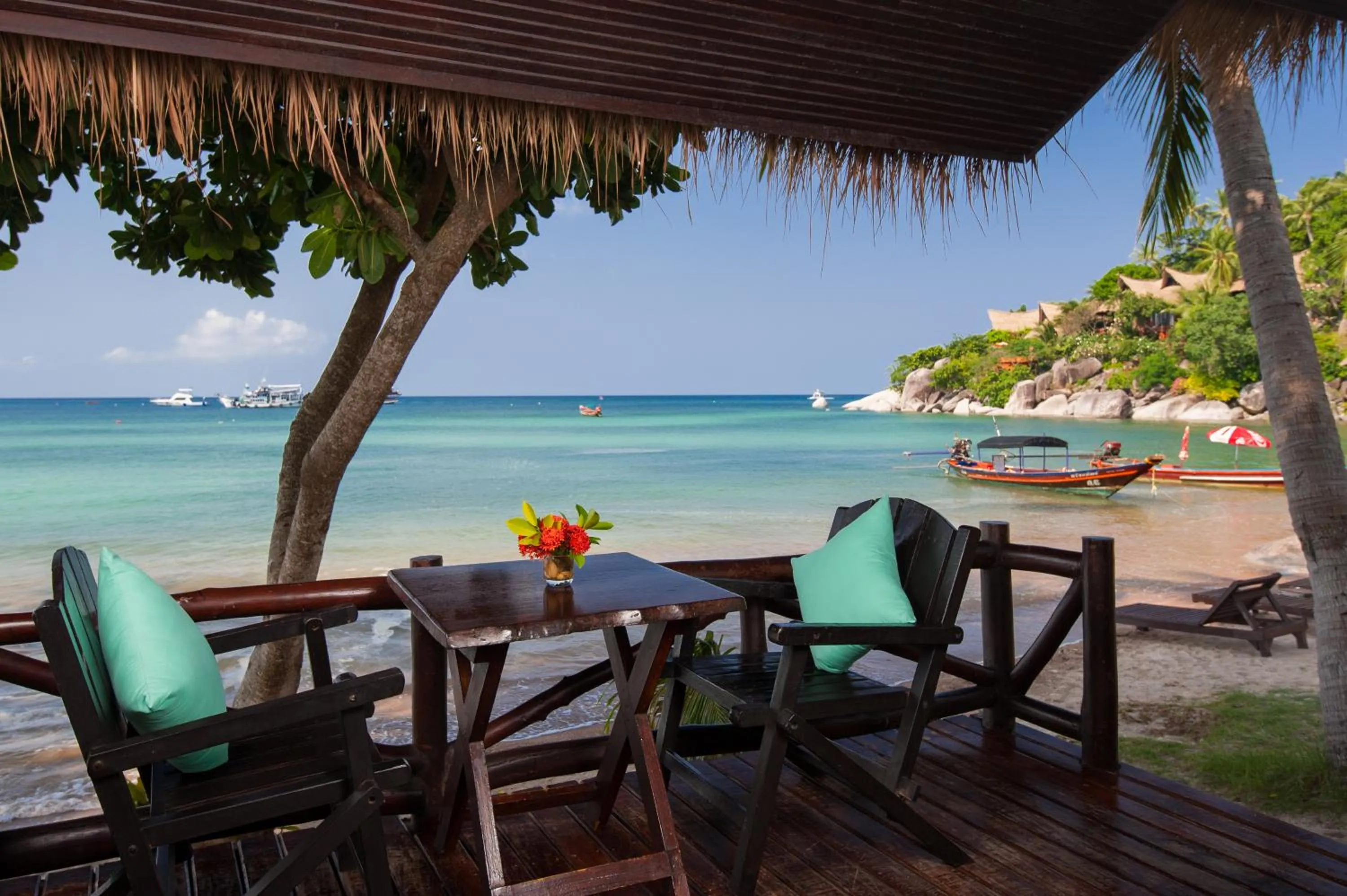 Balcony/Terrace in Palm Leaf Resort Koh Tao