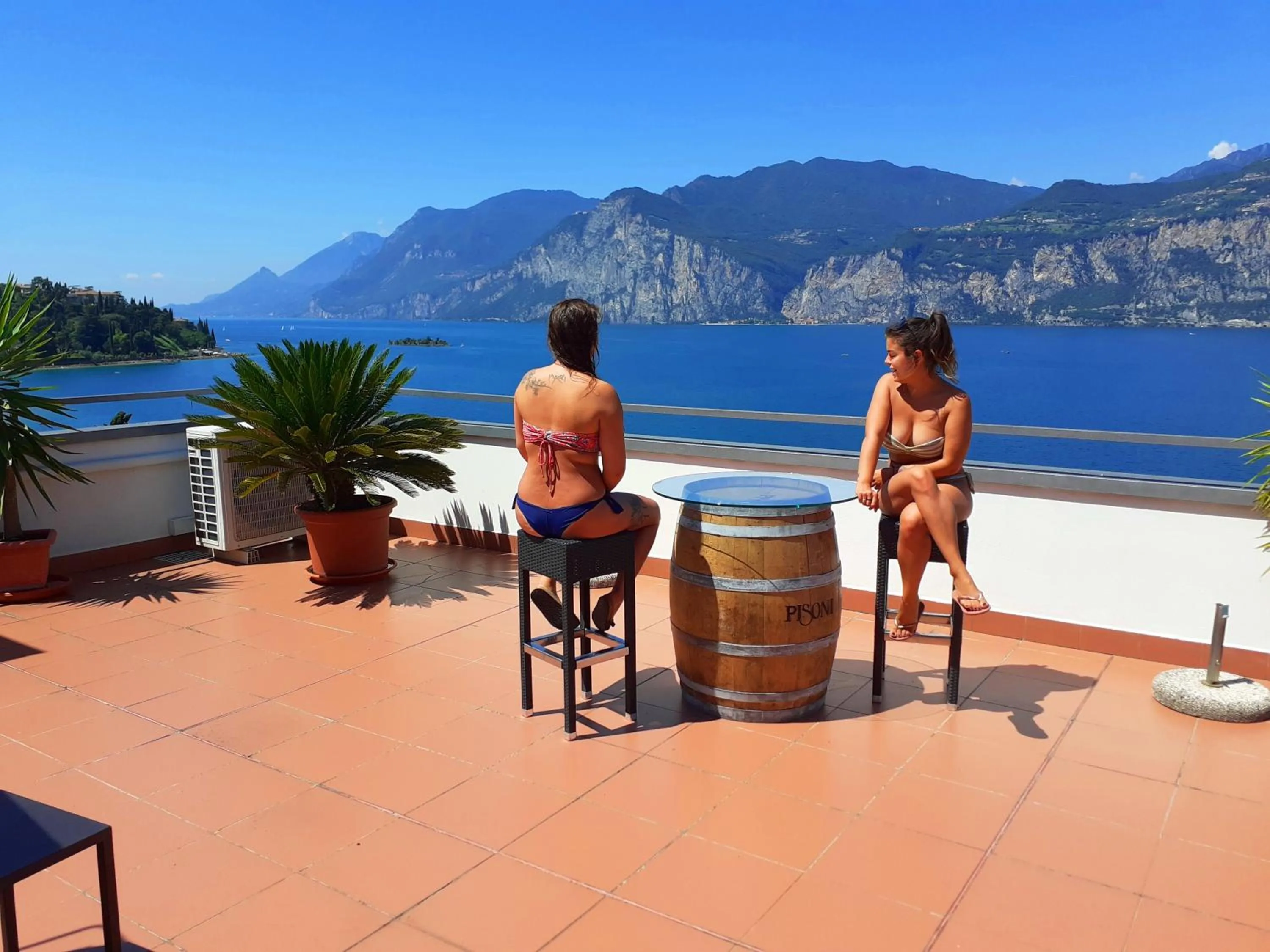 Balcony/Terrace in Hotel Antonella