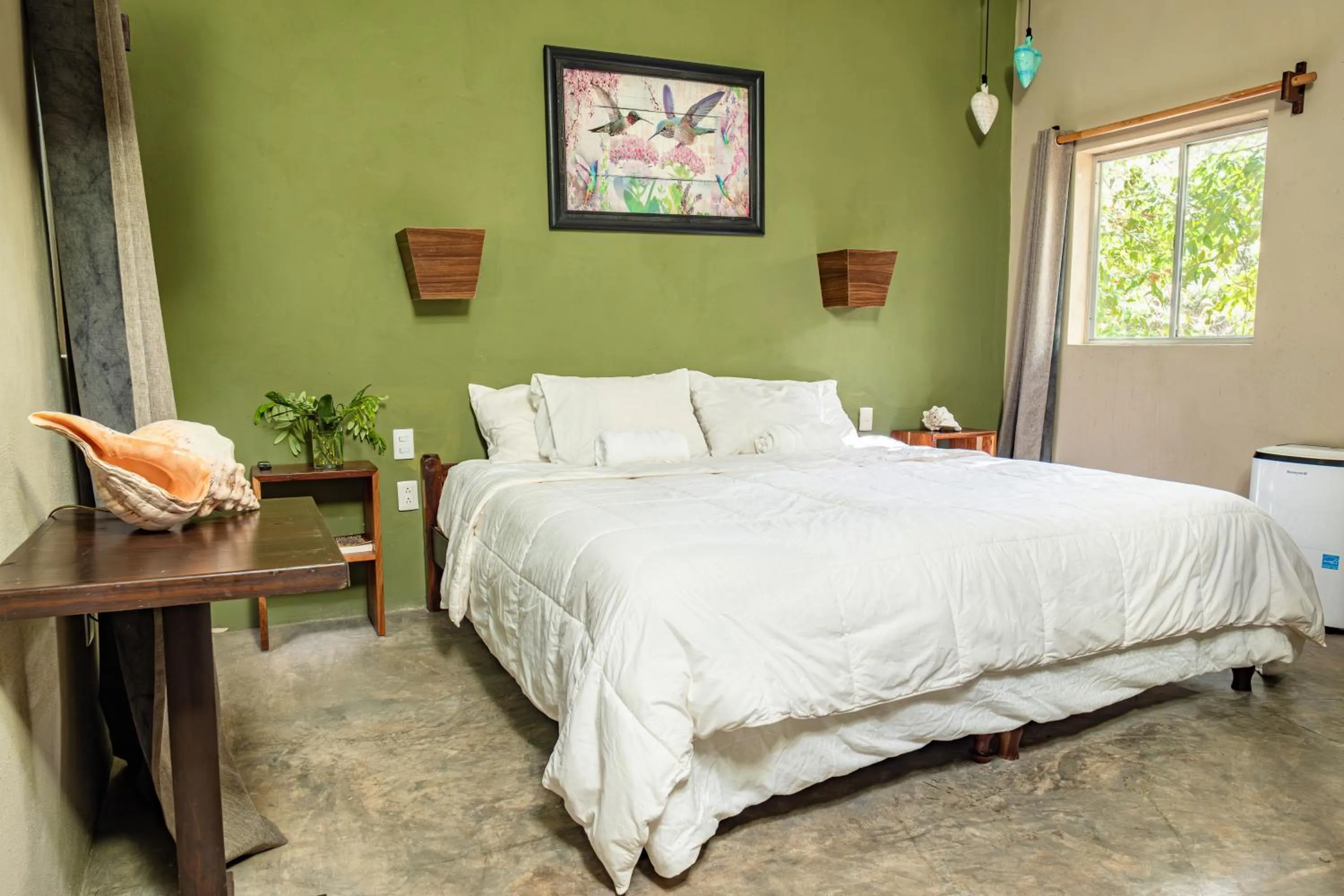 Bed in Hokhmah Heart Hotel