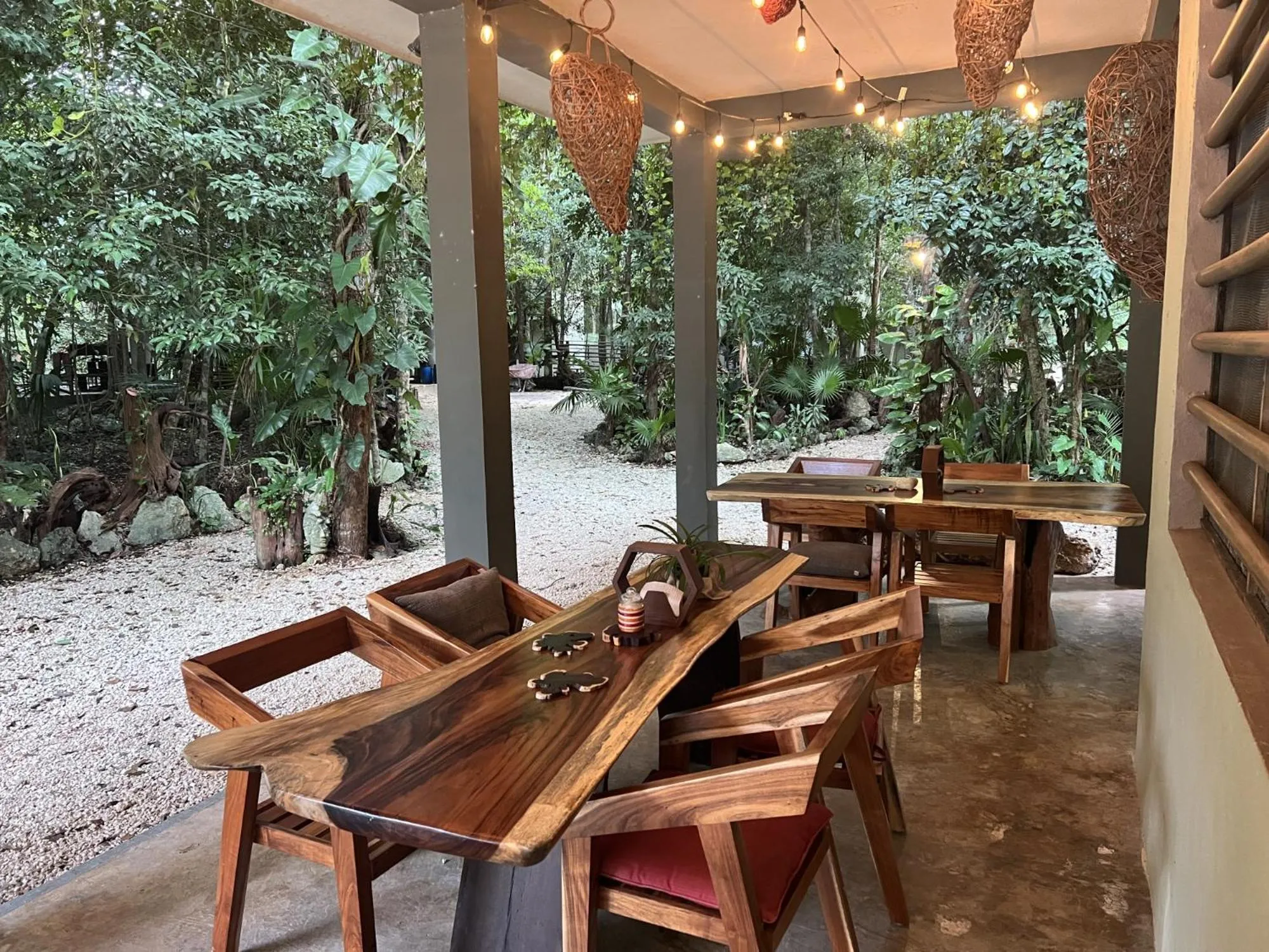 Patio in Hokhmah Heart Hotel