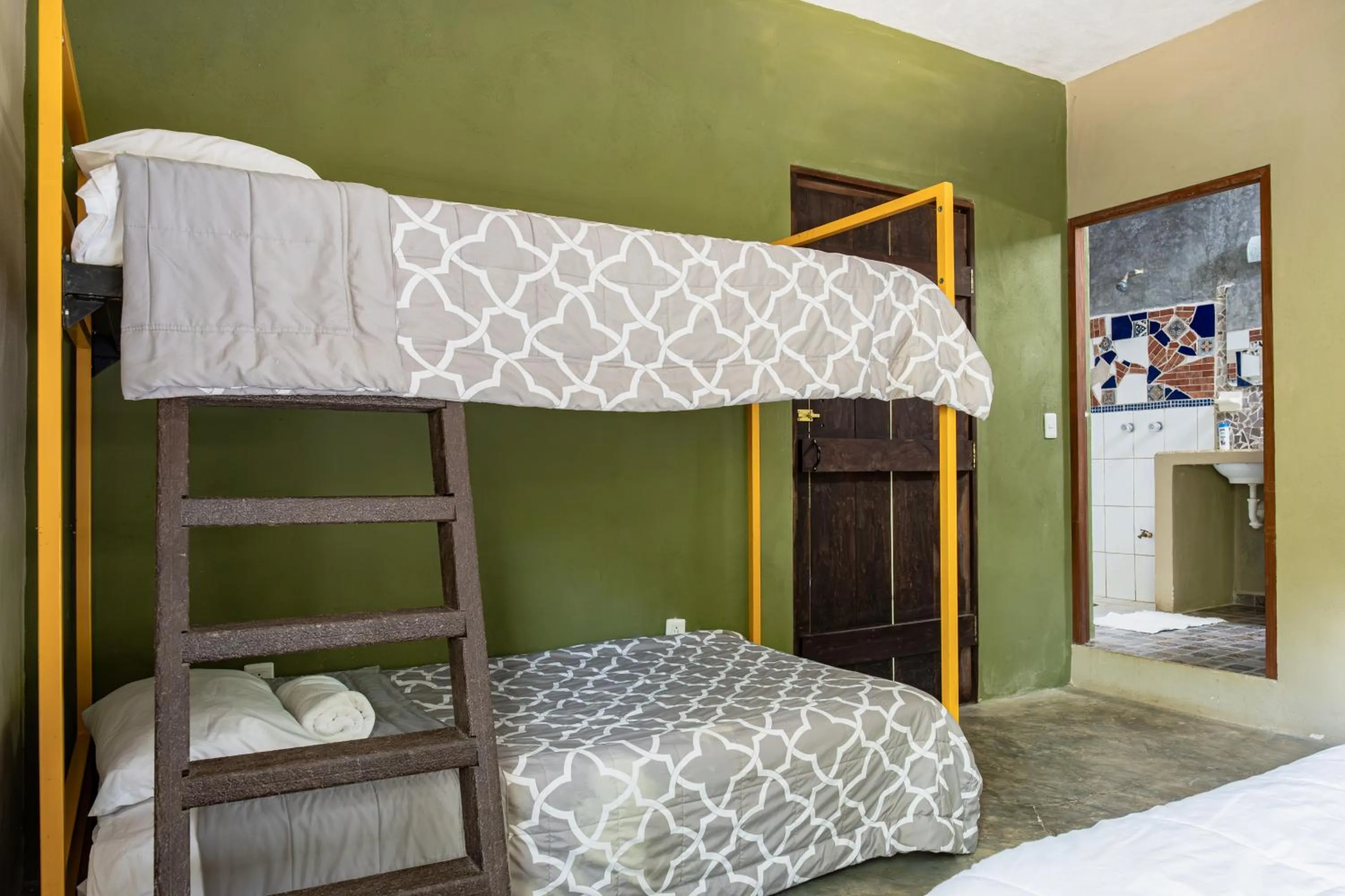 Bathroom, Bed in Hokhmah Heart Hotel