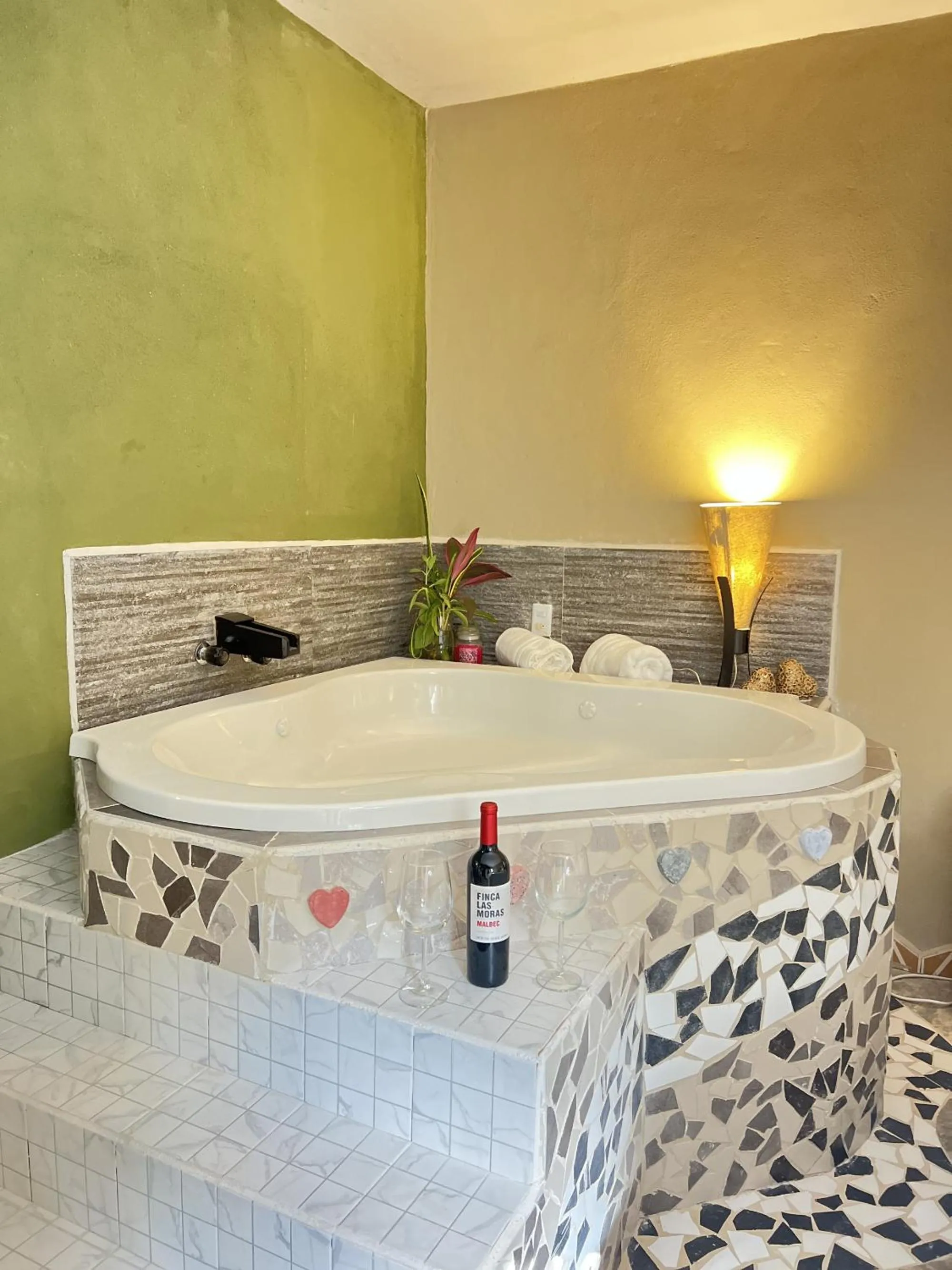 Hot Tub in Hokhmah Heart Hotel