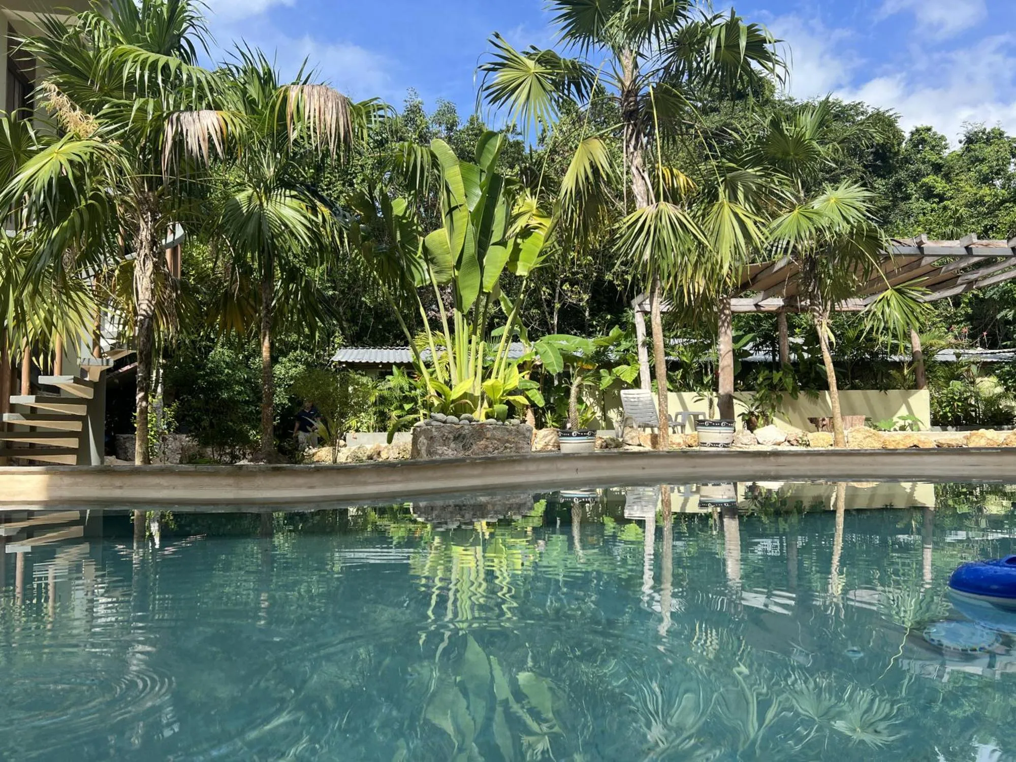 Garden view in Hokhmah Heart Hotel