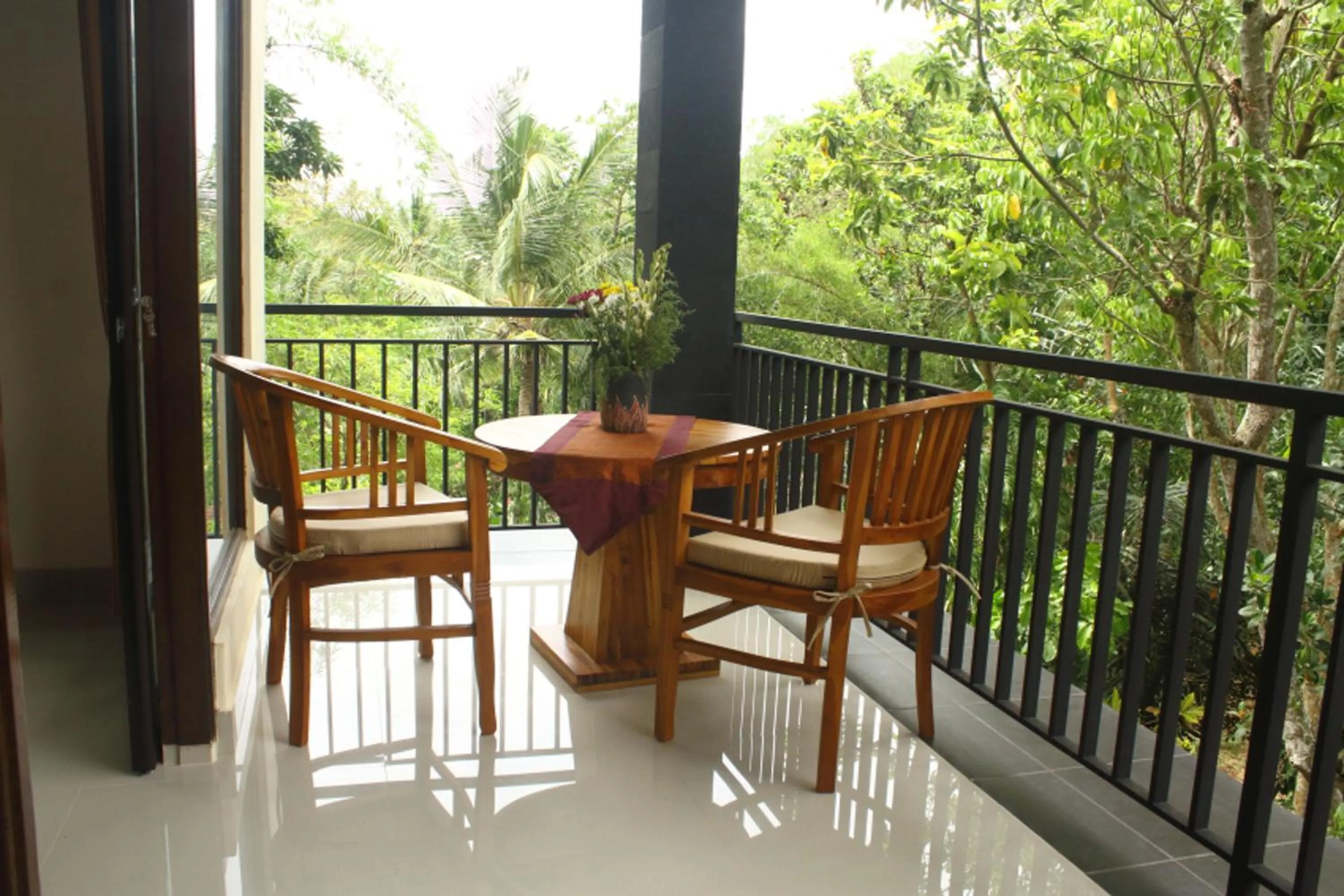 Balcony/Terrace in Pondok Bambu Homestay